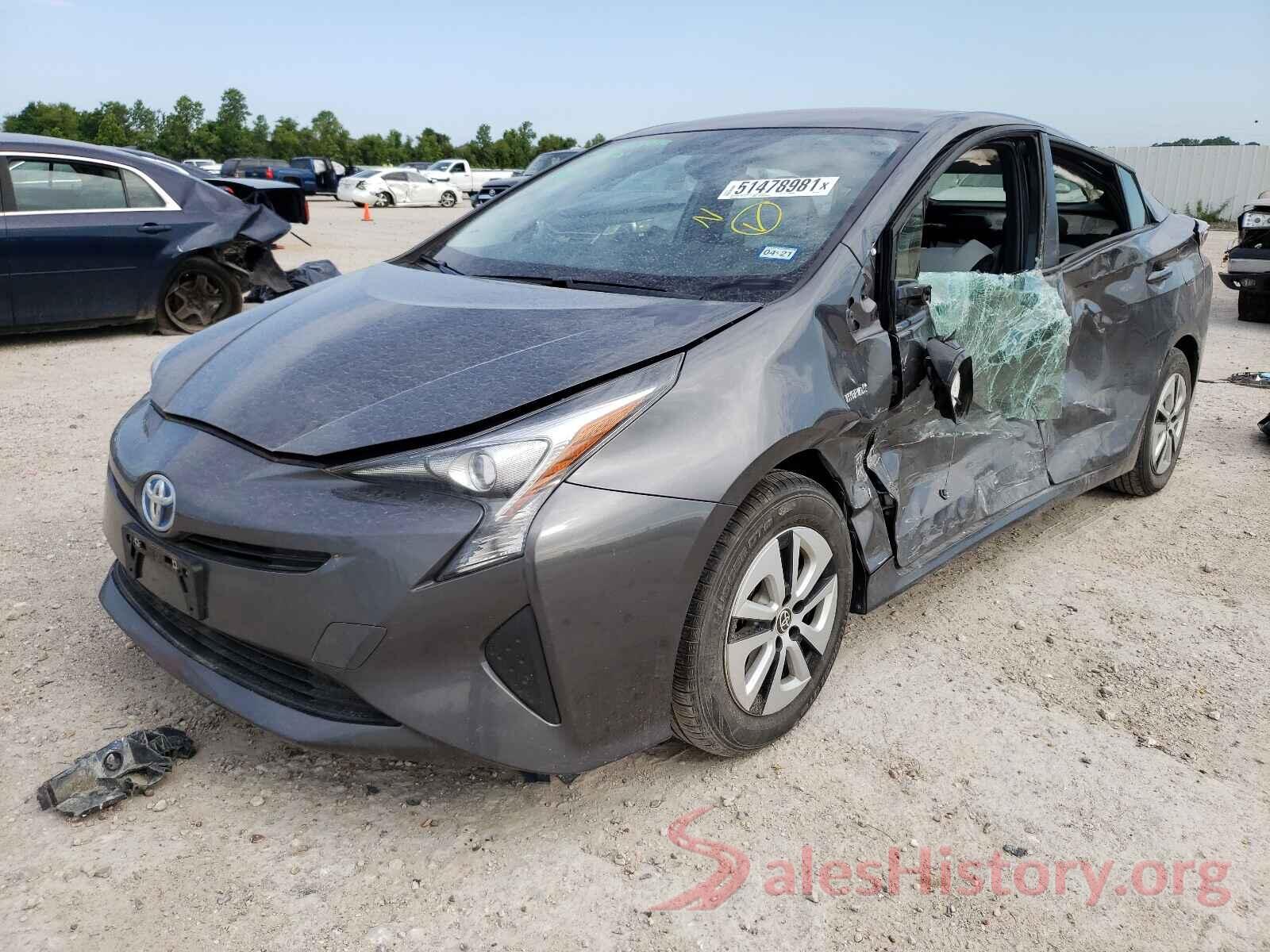 JTDKARFU8G3000311 2016 TOYOTA PRIUS