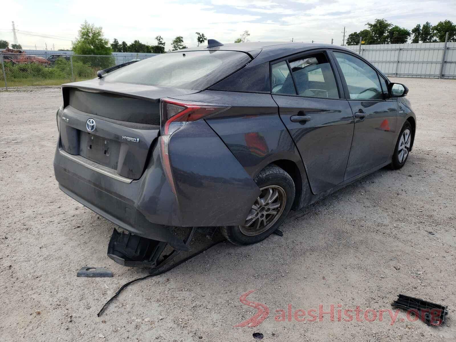 JTDKARFU8G3000311 2016 TOYOTA PRIUS