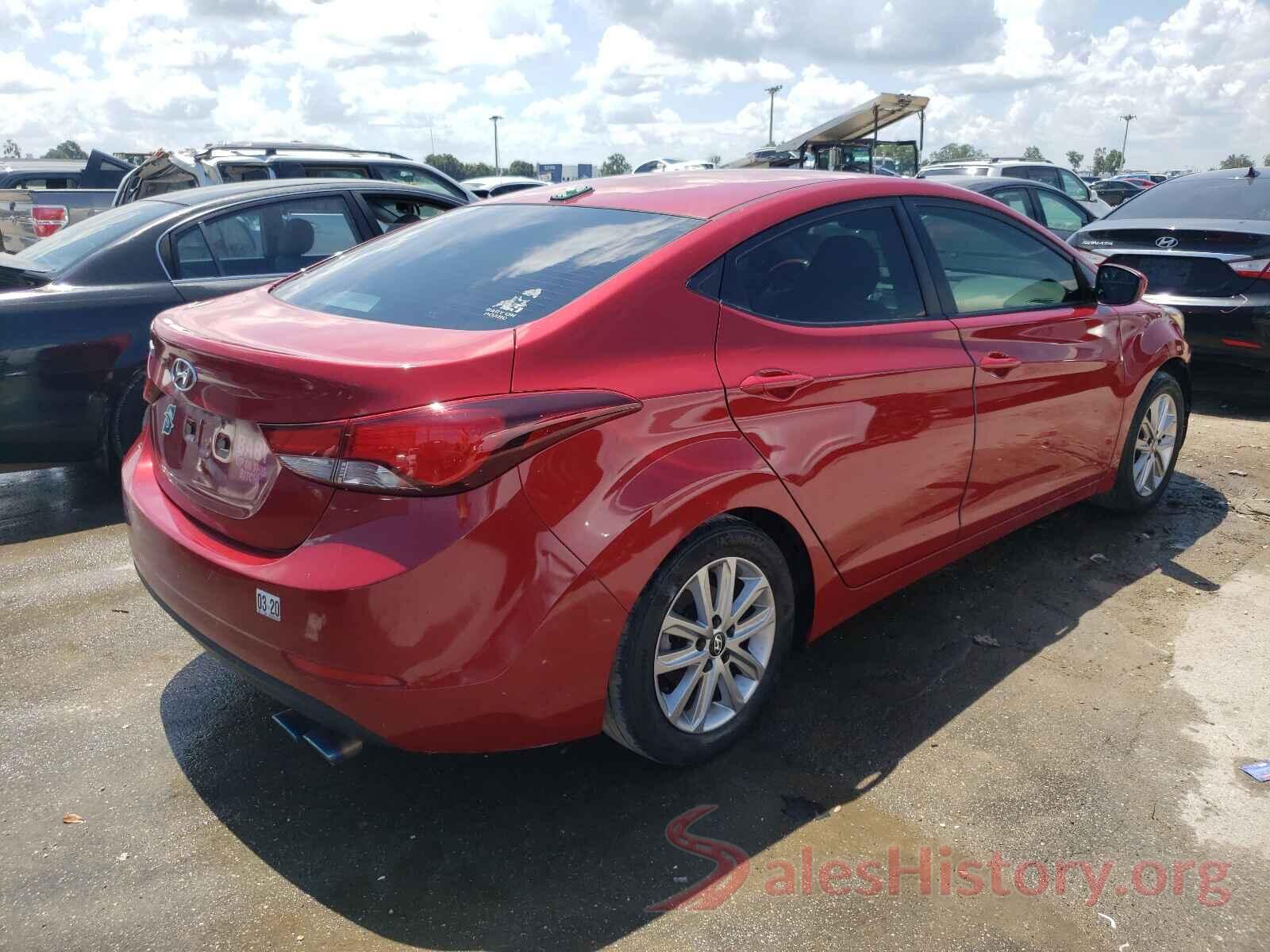 KMHDH4AE7GU623917 2016 HYUNDAI ELANTRA