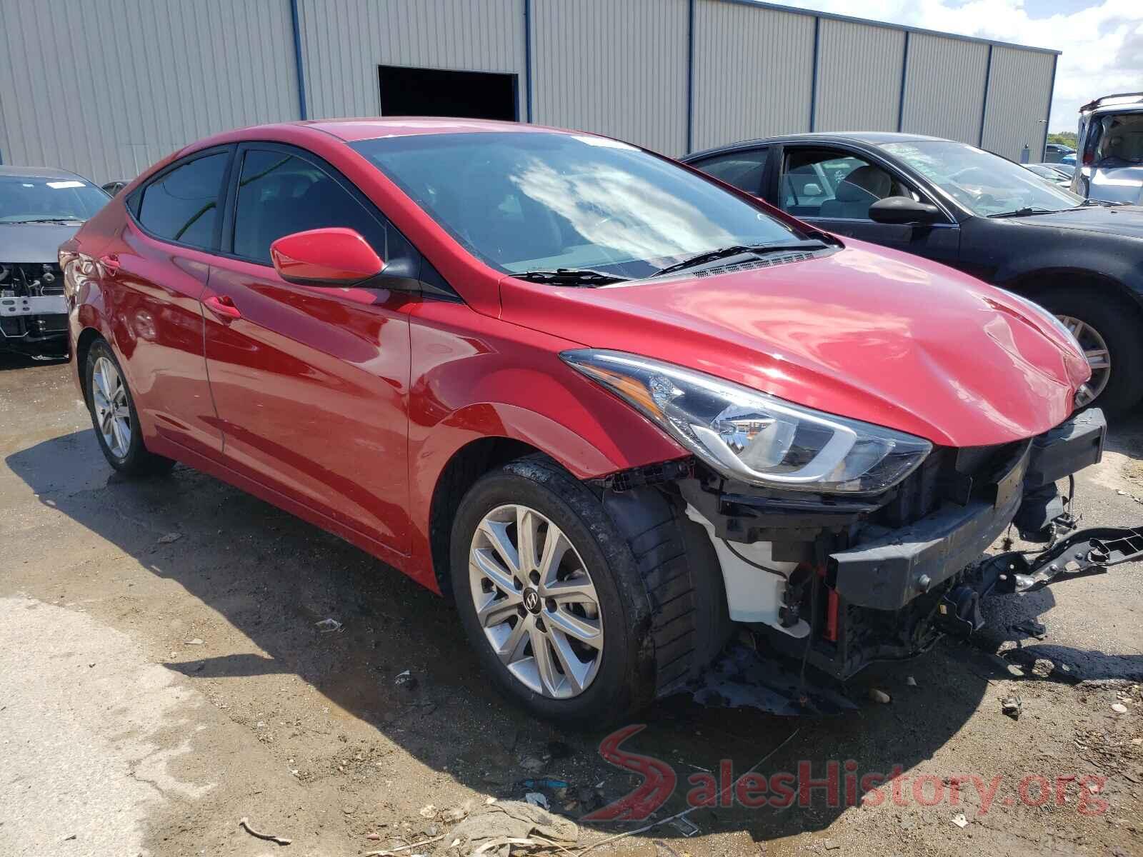 KMHDH4AE7GU623917 2016 HYUNDAI ELANTRA