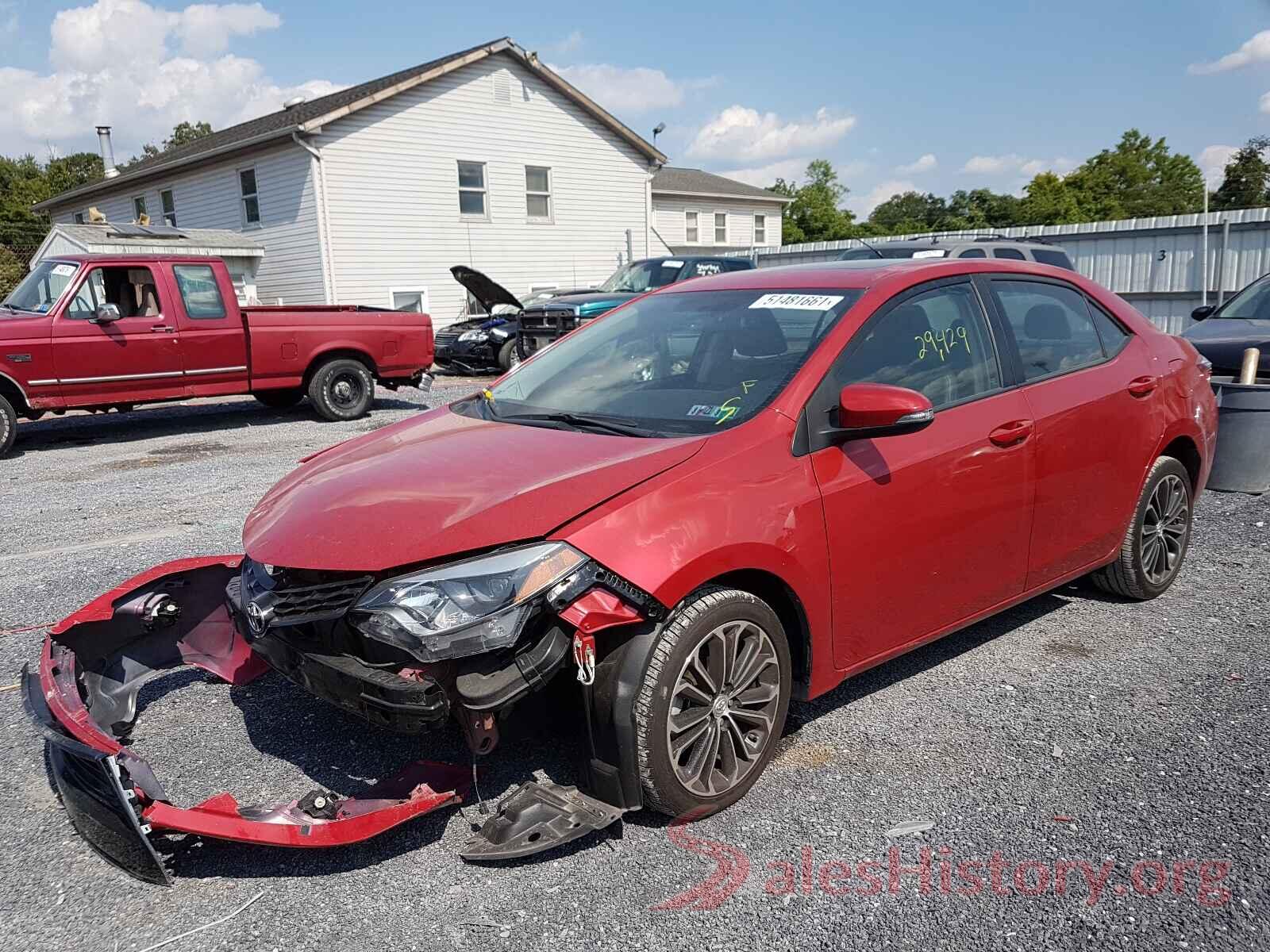 5YFBURHE3GP381697 2016 TOYOTA COROLLA