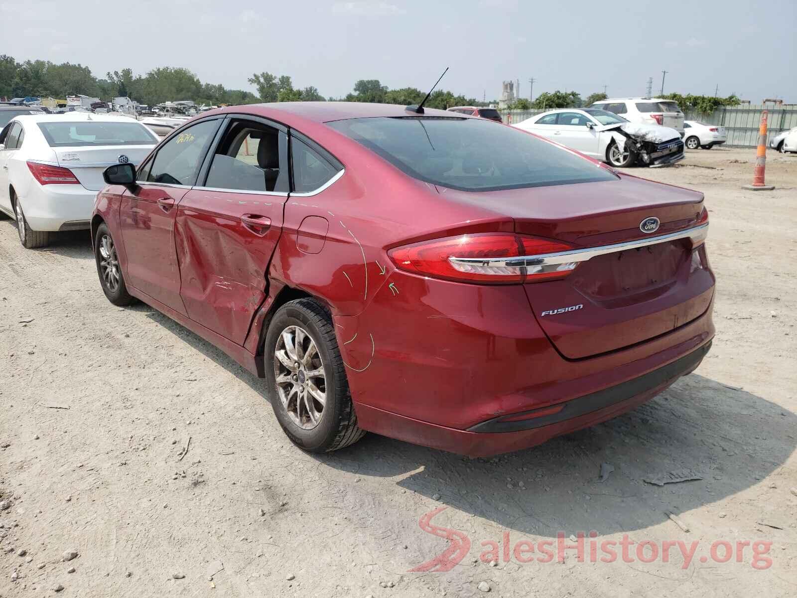 3FA6P0G73HR231825 2017 FORD FUSION