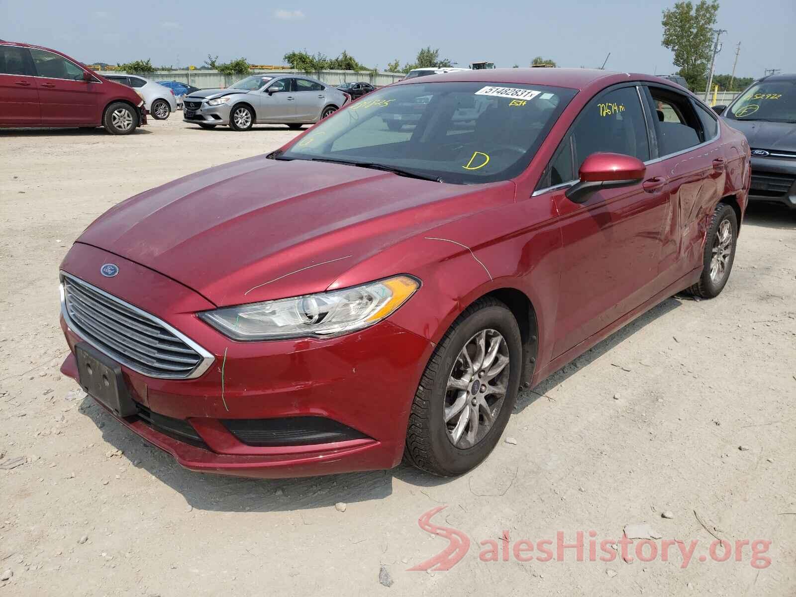 3FA6P0G73HR231825 2017 FORD FUSION