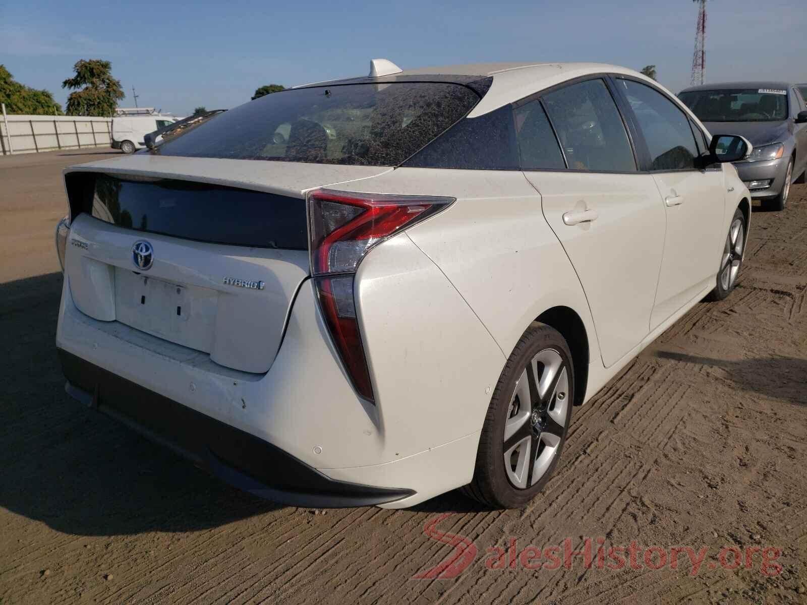 JTDKARFU0G3511043 2016 TOYOTA PRIUS