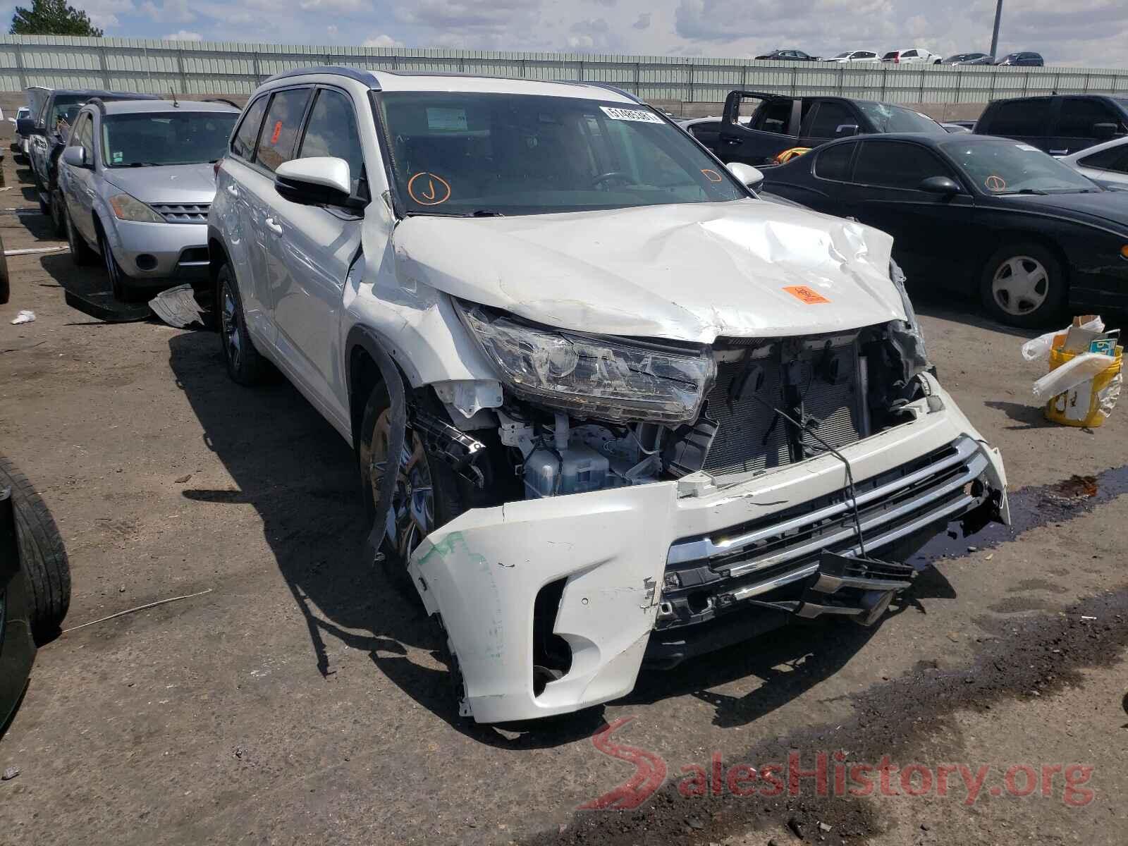 5TDDZRFH9KS946784 2019 TOYOTA HIGHLANDER