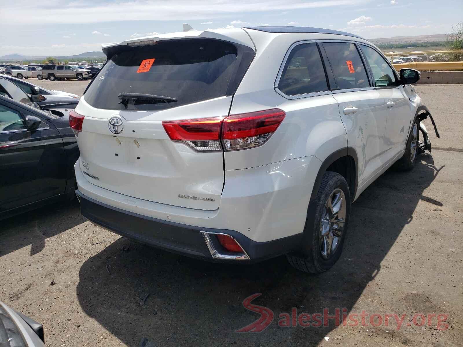 5TDDZRFH9KS946784 2019 TOYOTA HIGHLANDER