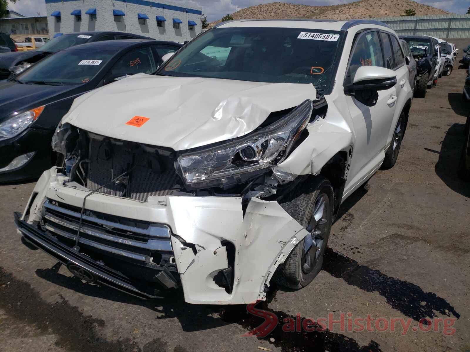 5TDDZRFH9KS946784 2019 TOYOTA HIGHLANDER