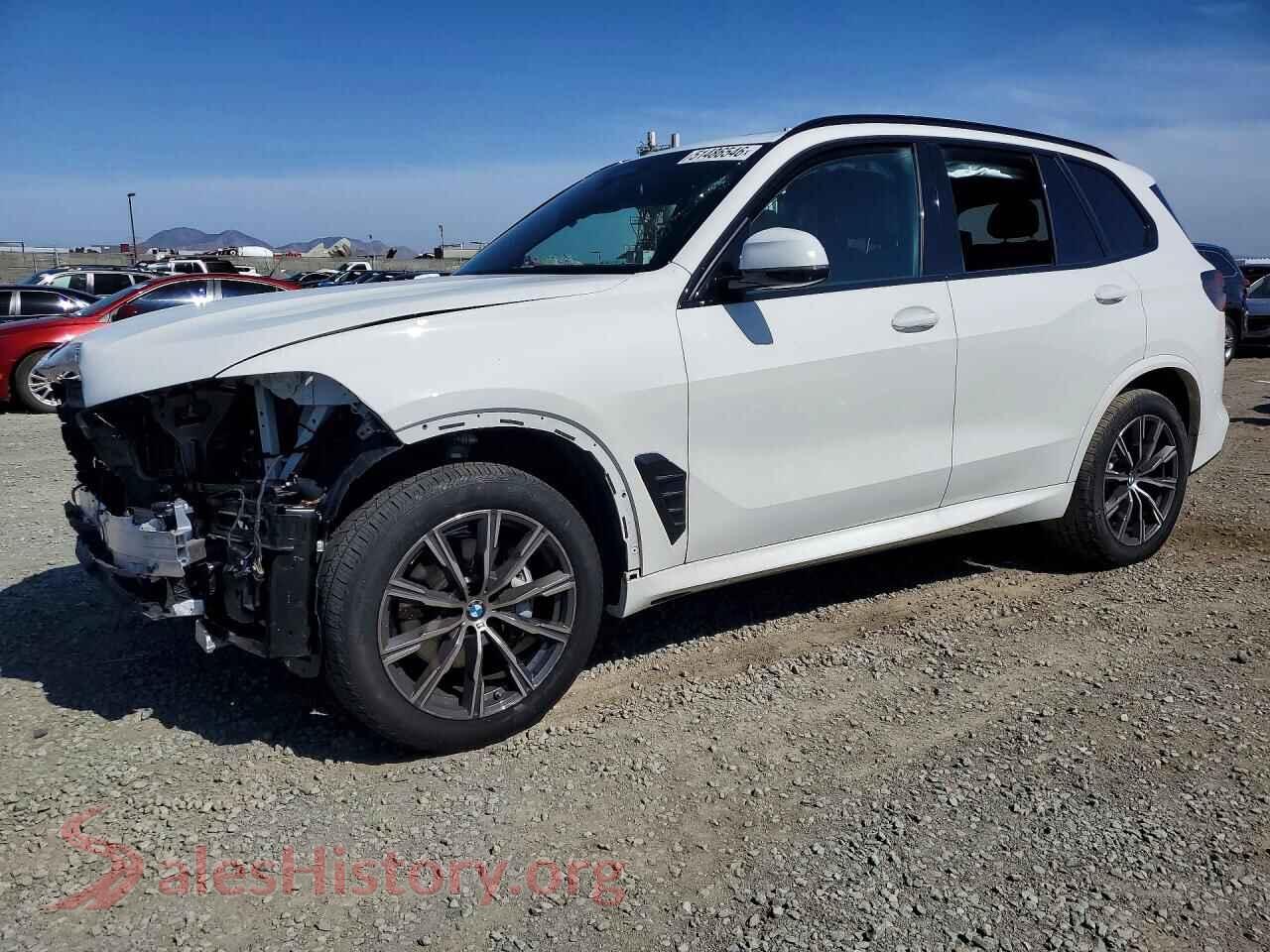 2025 BMW X5 VIN 5UX13EU06S9Y29512, auction photo