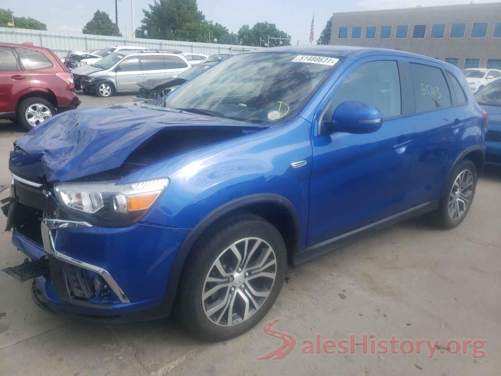 JA4AR3AU6KU001852 2019 MITSUBISHI OUTLANDER