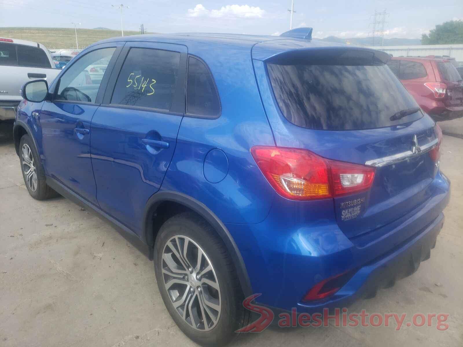 JA4AR3AU6KU001852 2019 MITSUBISHI OUTLANDER