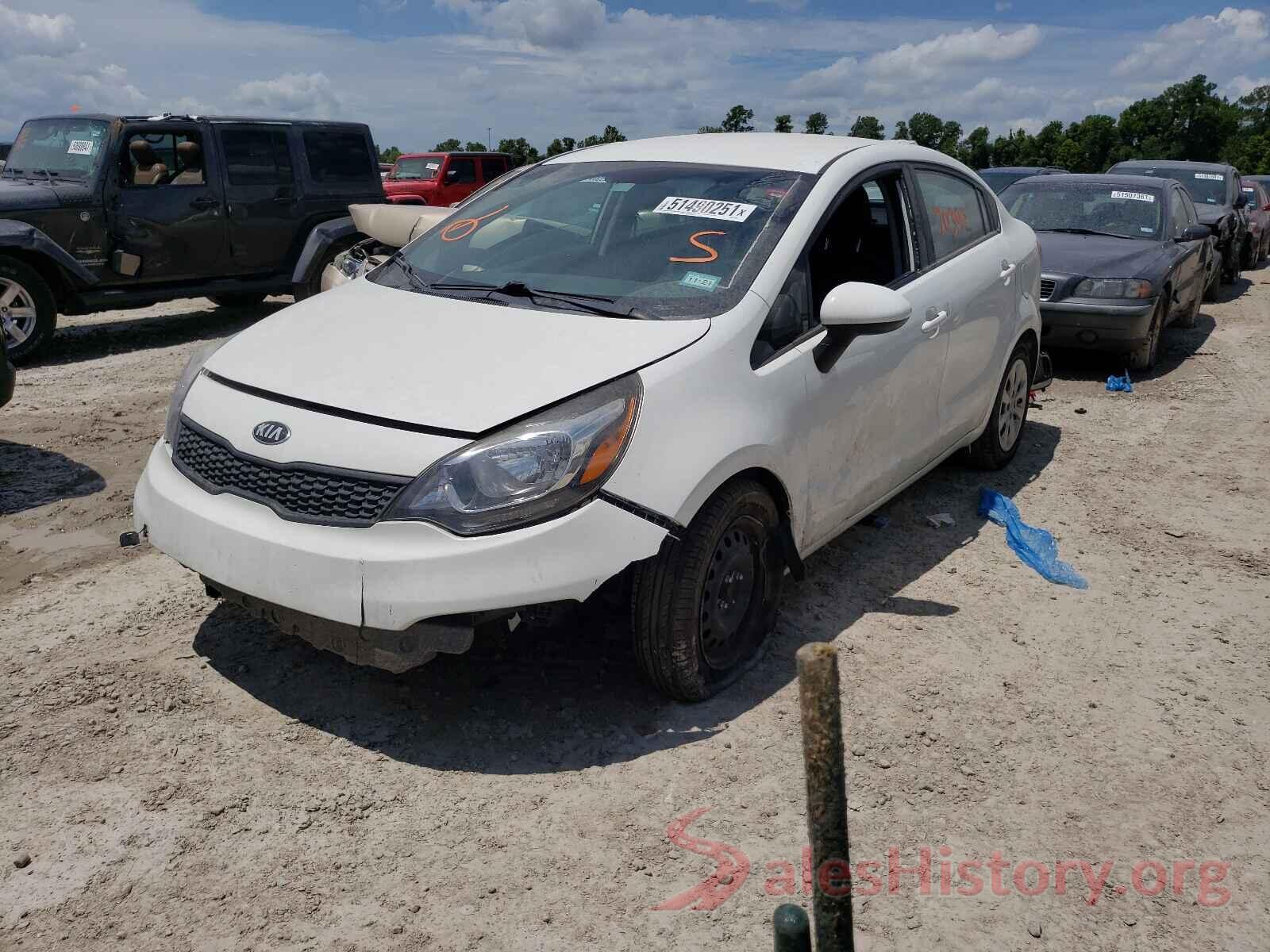 KNADM4A38H6108264 2017 KIA RIO