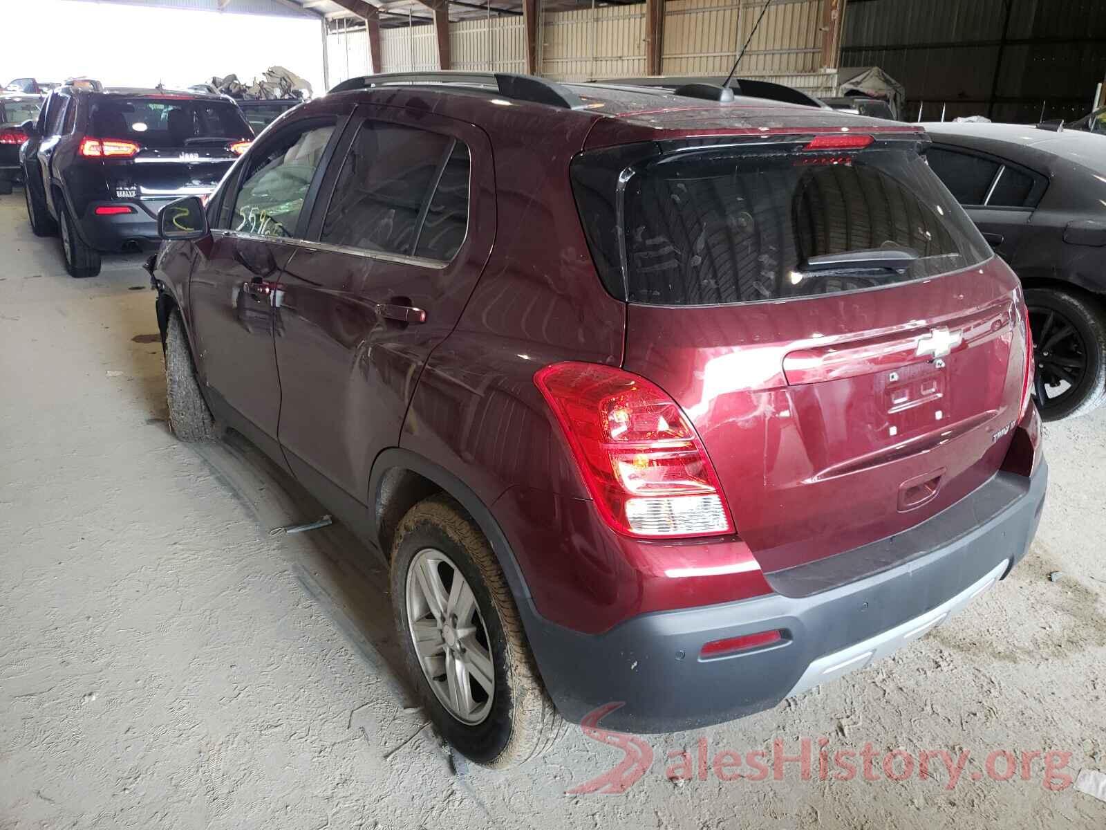 3GNCJLSB3GL260987 2016 CHEVROLET TRAX