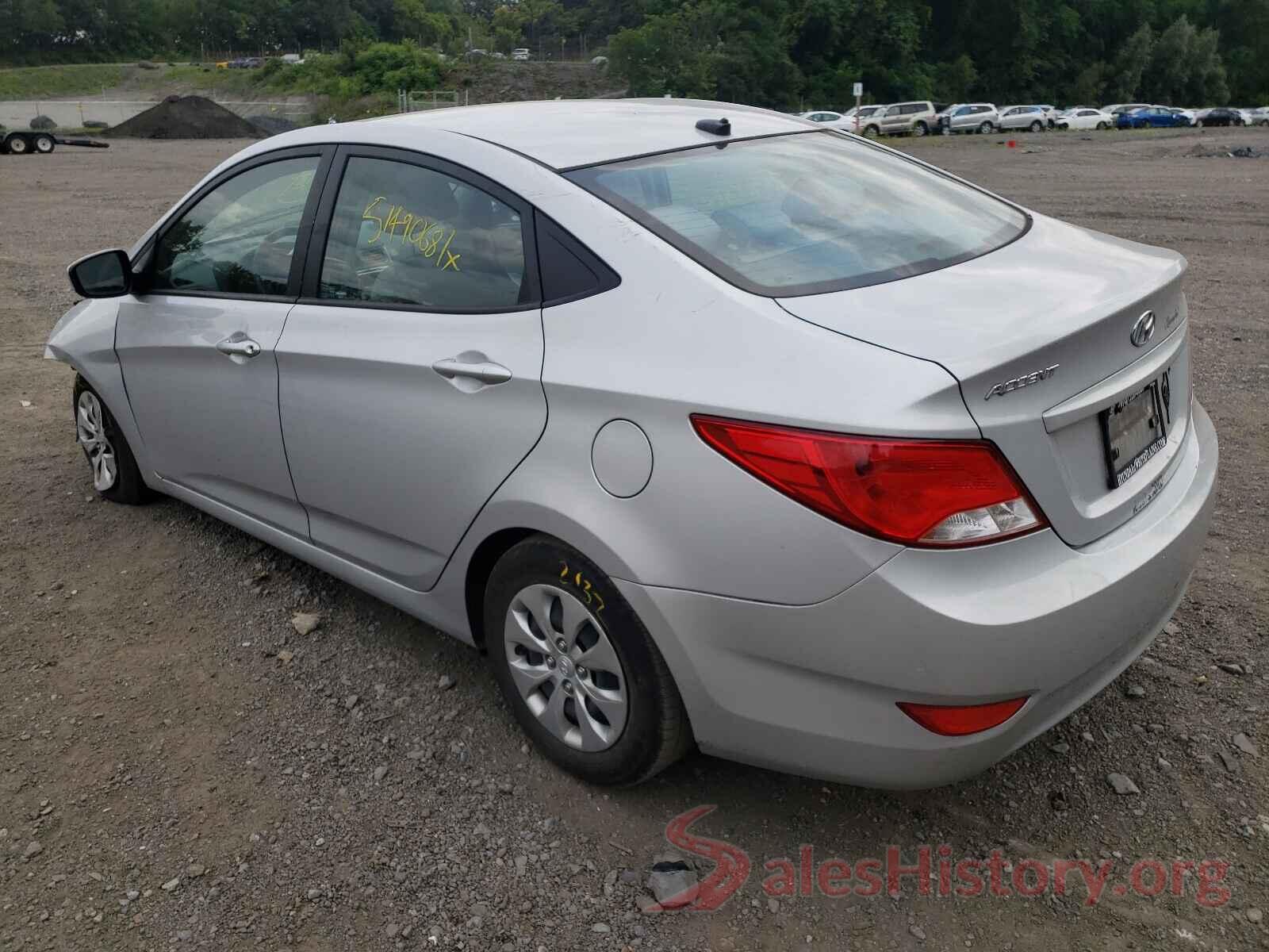 KMHCT4AE3GU143433 2016 HYUNDAI ACCENT