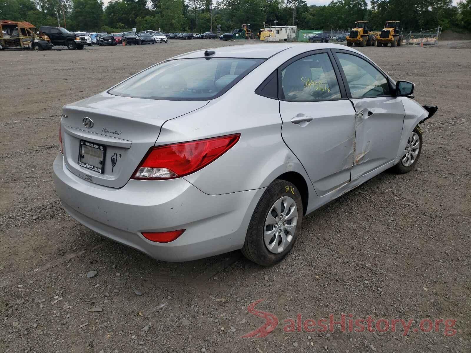 KMHCT4AE3GU143433 2016 HYUNDAI ACCENT