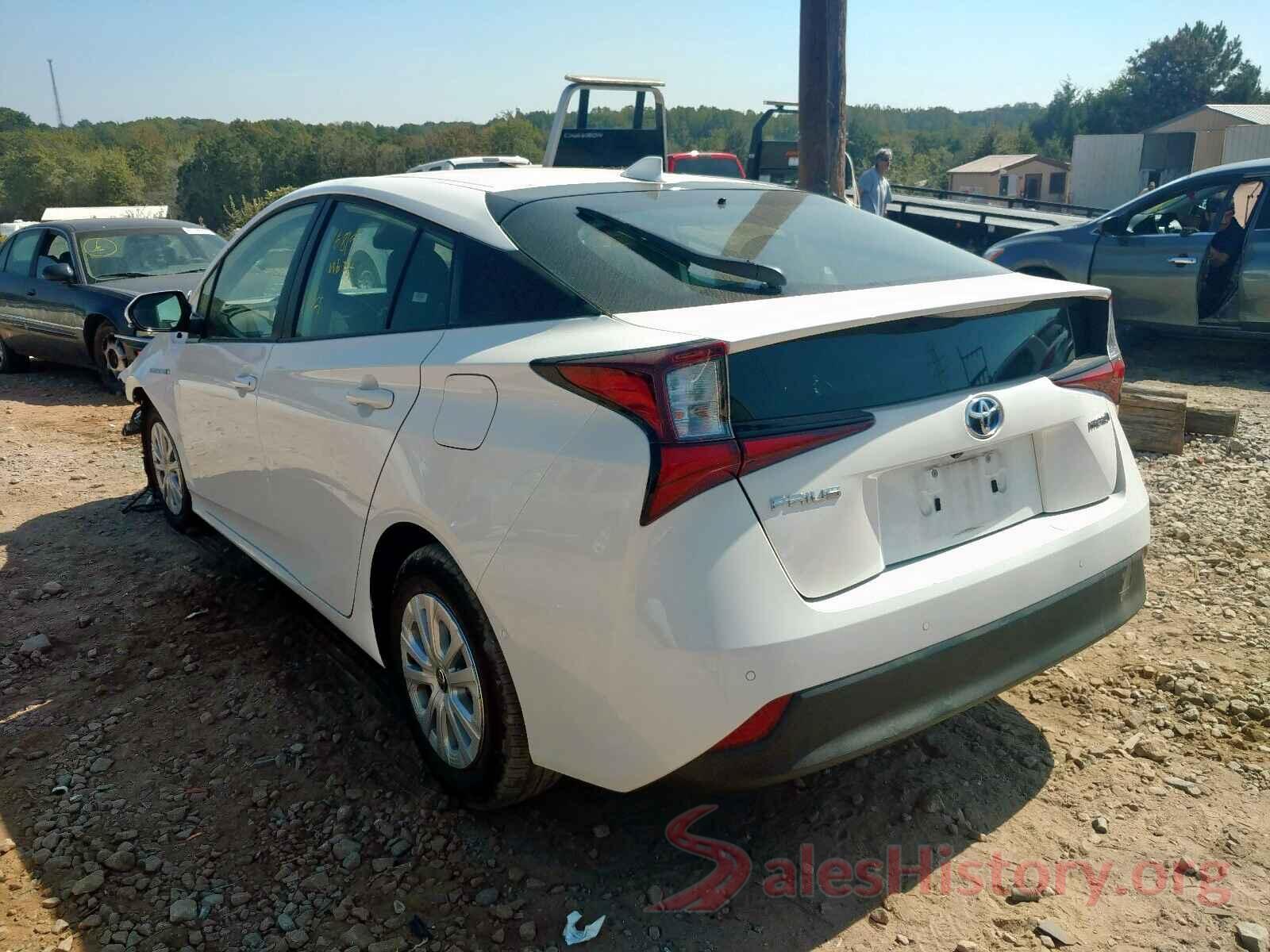 JTDKARFU7K3070536 2019 TOYOTA PRIUS