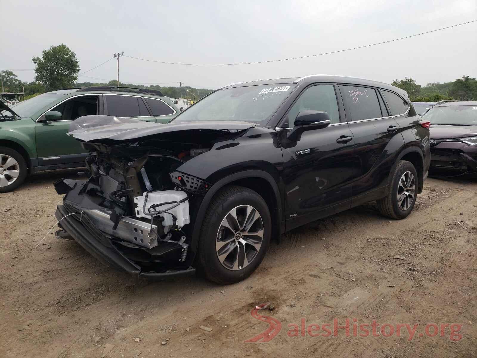 5TDGBRCH6MS045784 2021 TOYOTA HIGHLANDER