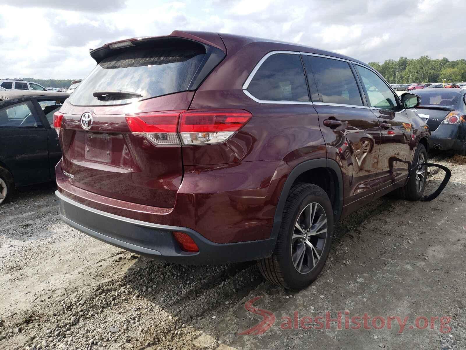 5TDZARFH1HS025293 2017 TOYOTA HIGHLANDER