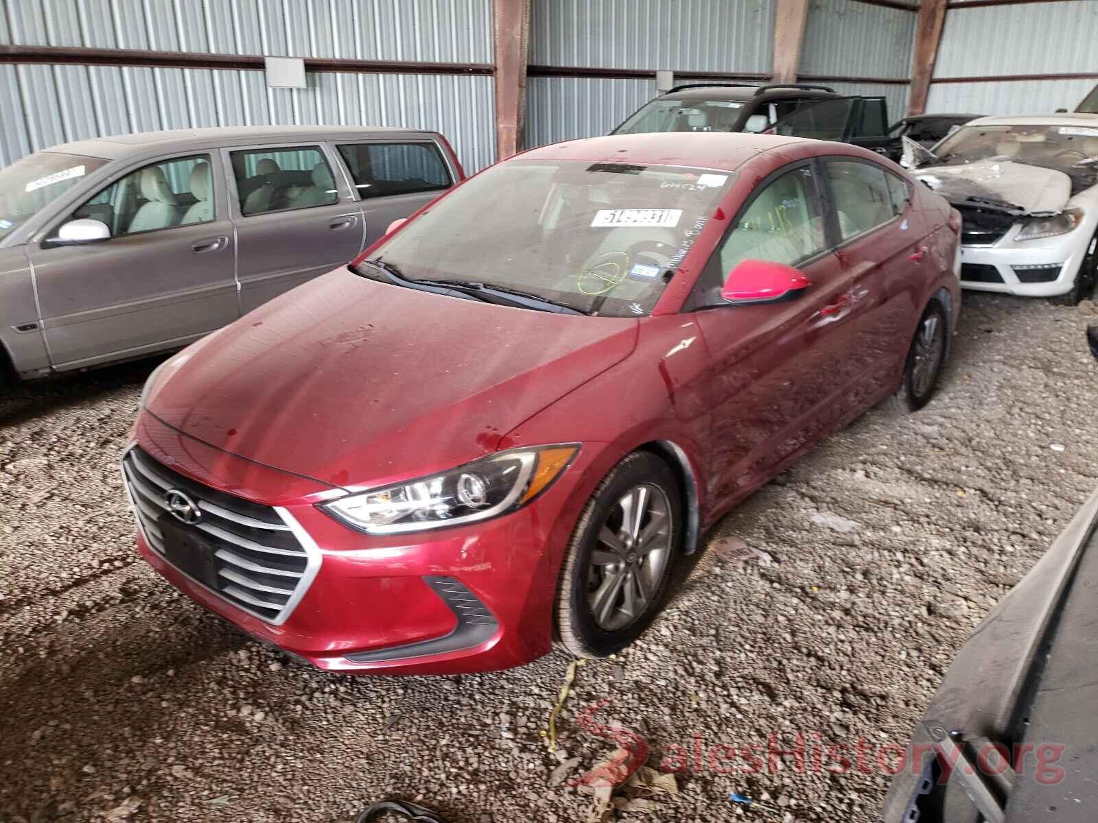 KMHD84LF5JU453201 2018 HYUNDAI ELANTRA