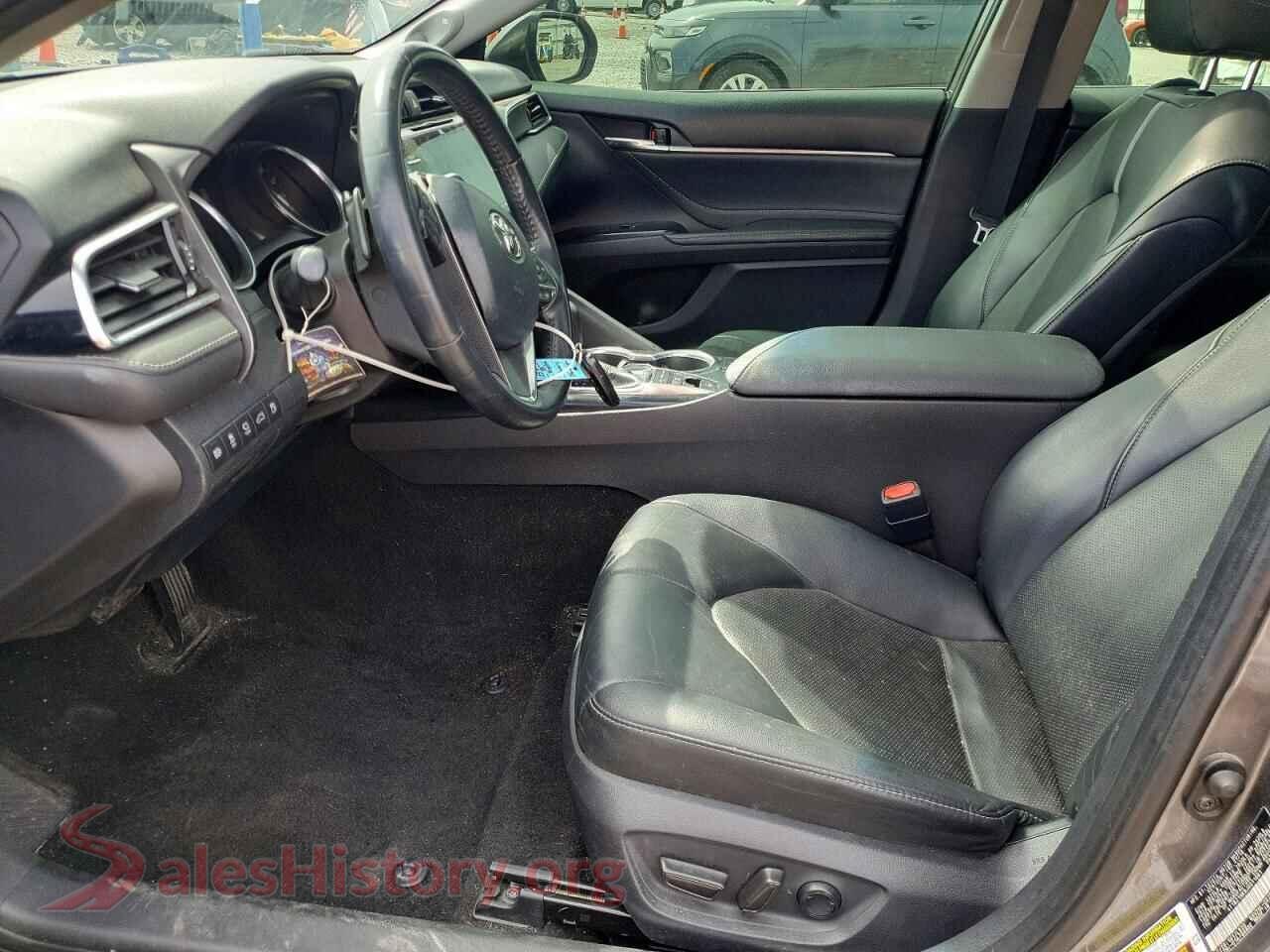 2018 TOYOTA CAMRY VIN 4T1BZ1HK9JU011661, engine bay