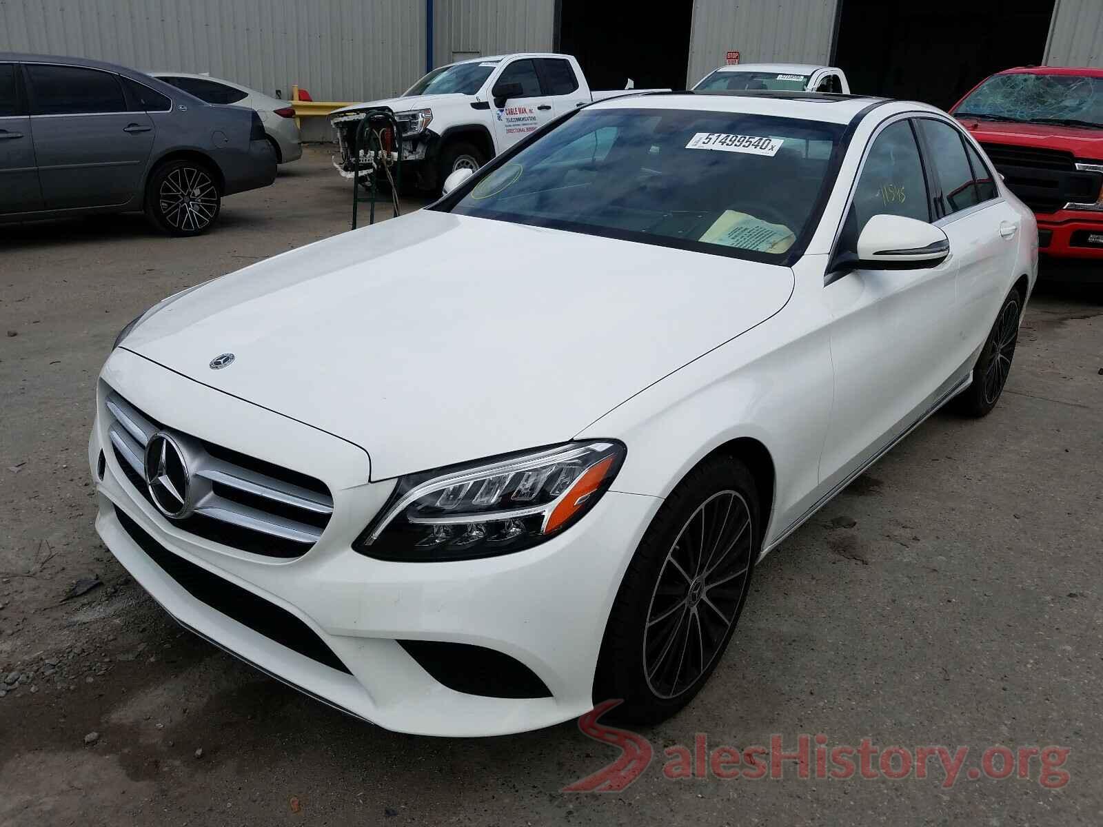 55SWF8DB0KU307660 2019 MERCEDES-BENZ C CLASS