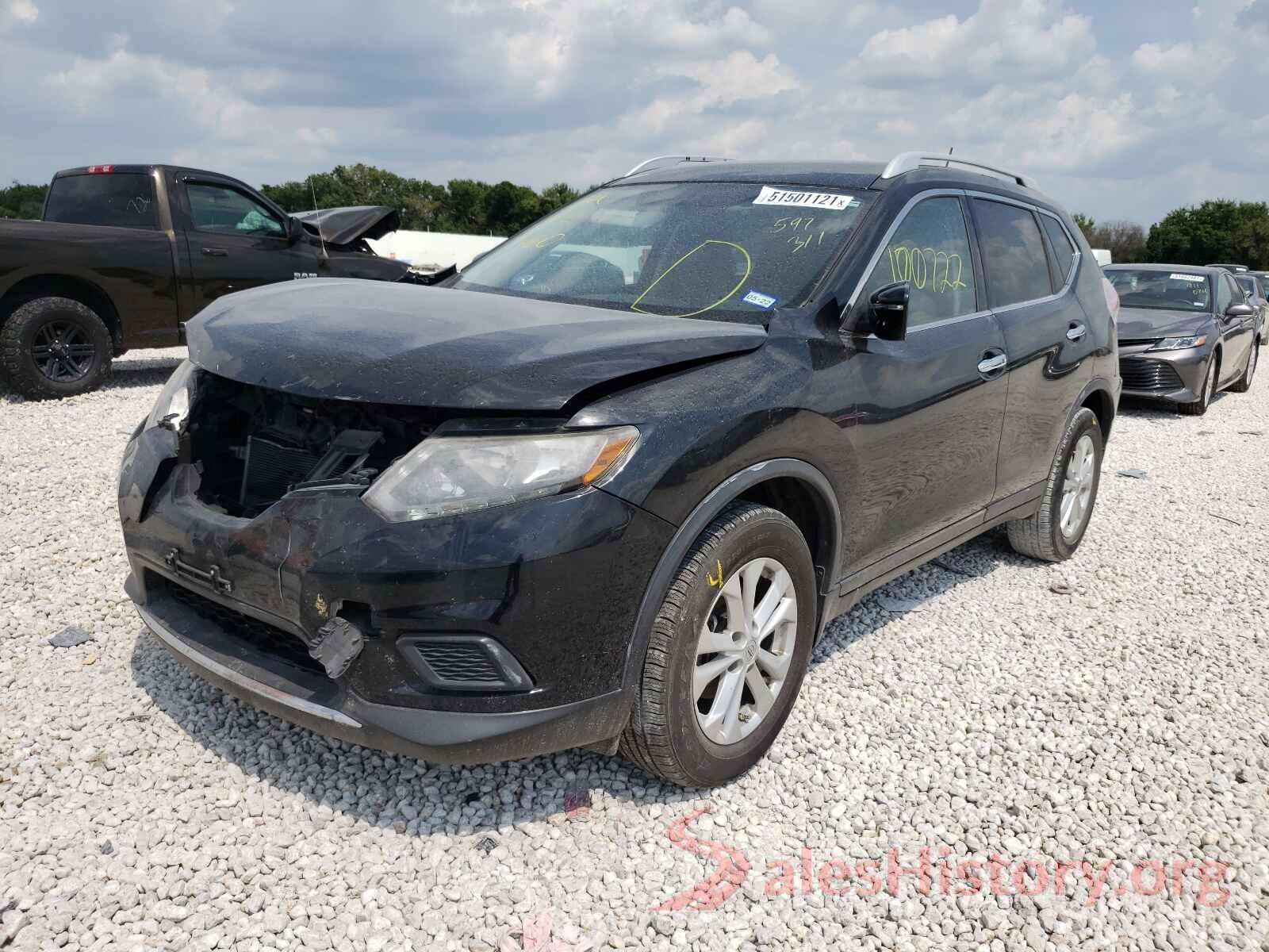 KNMAT2MT0GP597311 2016 NISSAN ROGUE