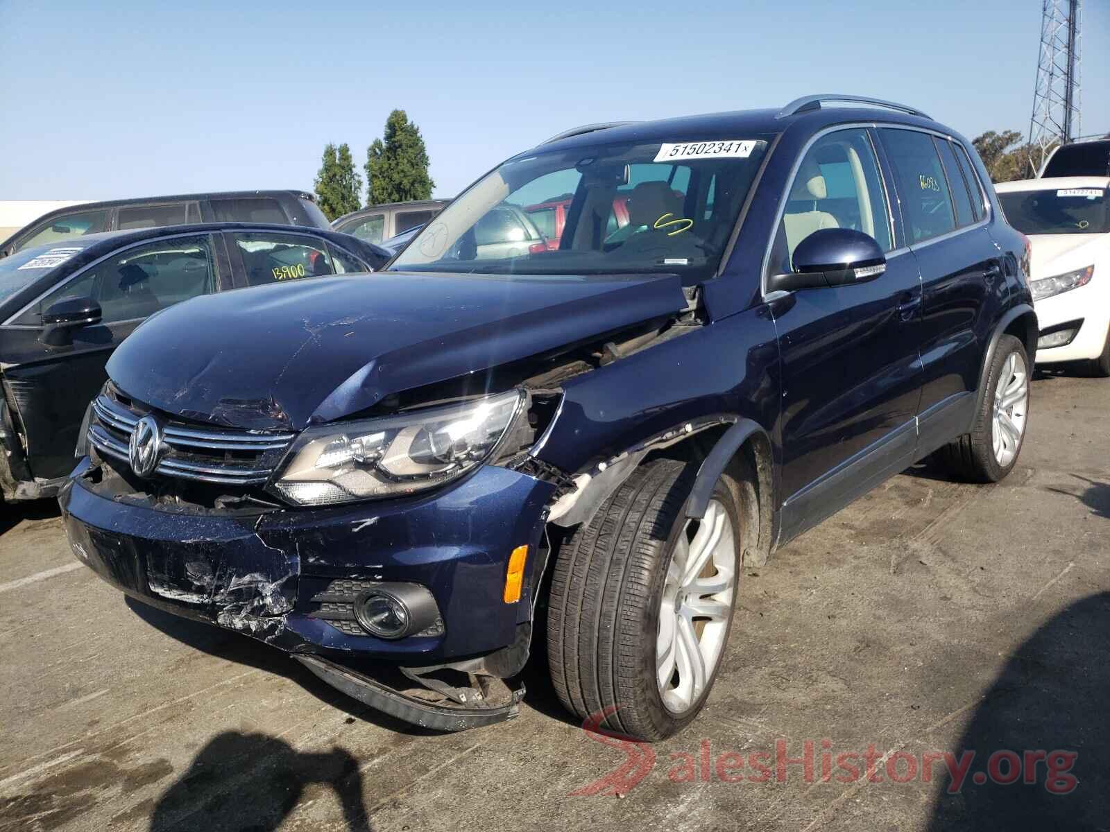 WVGBV7AX5GW523838 2016 VOLKSWAGEN TIGUAN