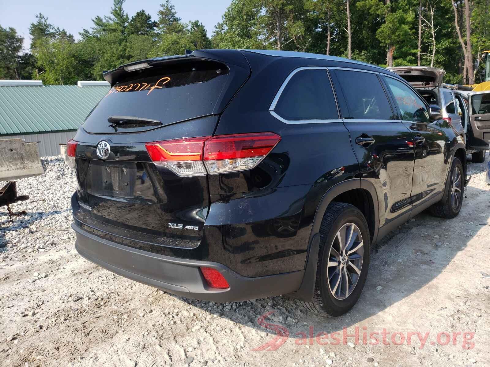 5TDJZRFH3KS925089 2019 TOYOTA HIGHLANDER