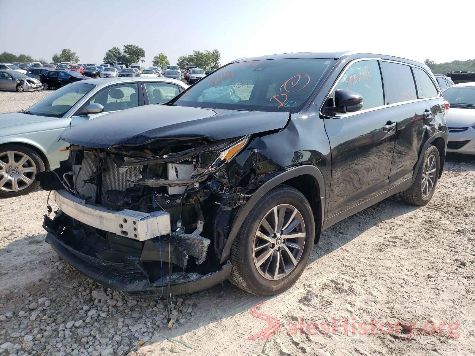 5TDJZRFH3KS925089 2019 TOYOTA HIGHLANDER