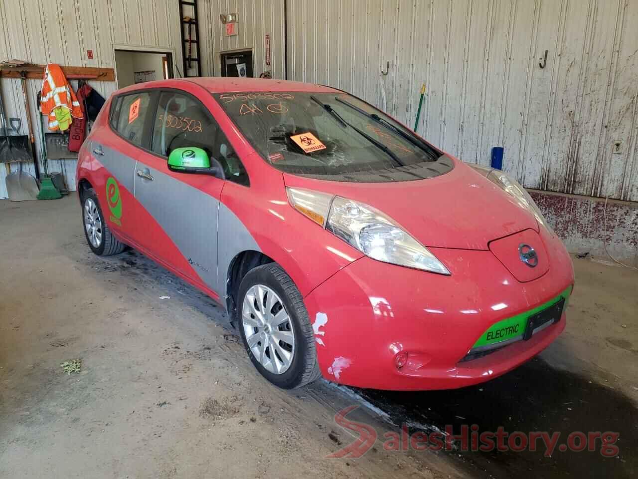 1N4AZ0CP3GC307597 2016 NISSAN LEAF