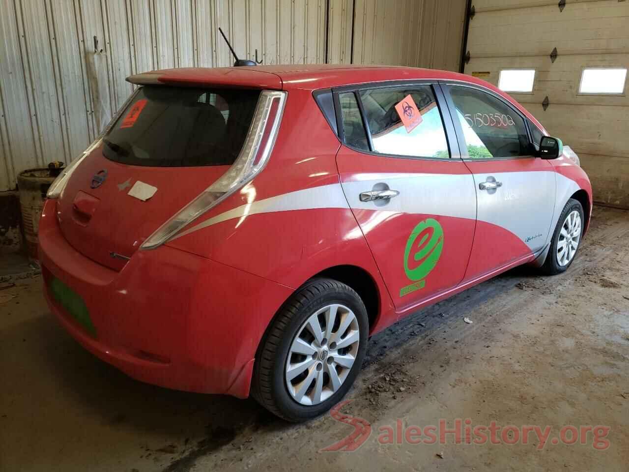 1N4AZ0CP3GC307597 2016 NISSAN LEAF