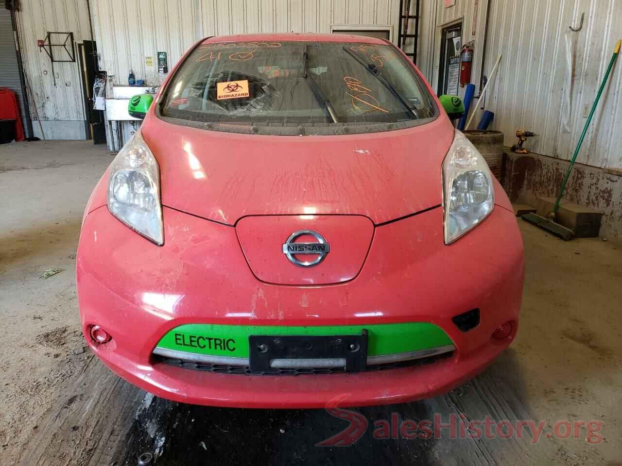 1N4AZ0CP3GC307597 2016 NISSAN LEAF