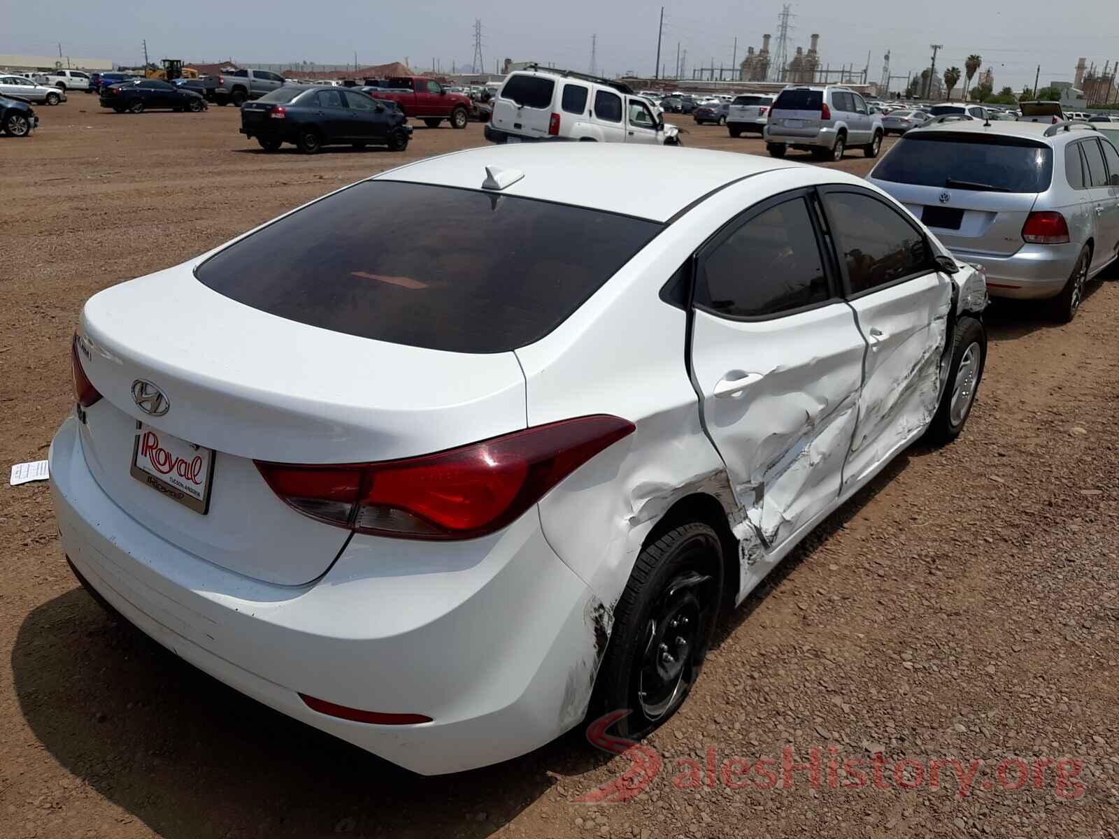 5NPDH4AE2GH675194 2016 HYUNDAI ELANTRA