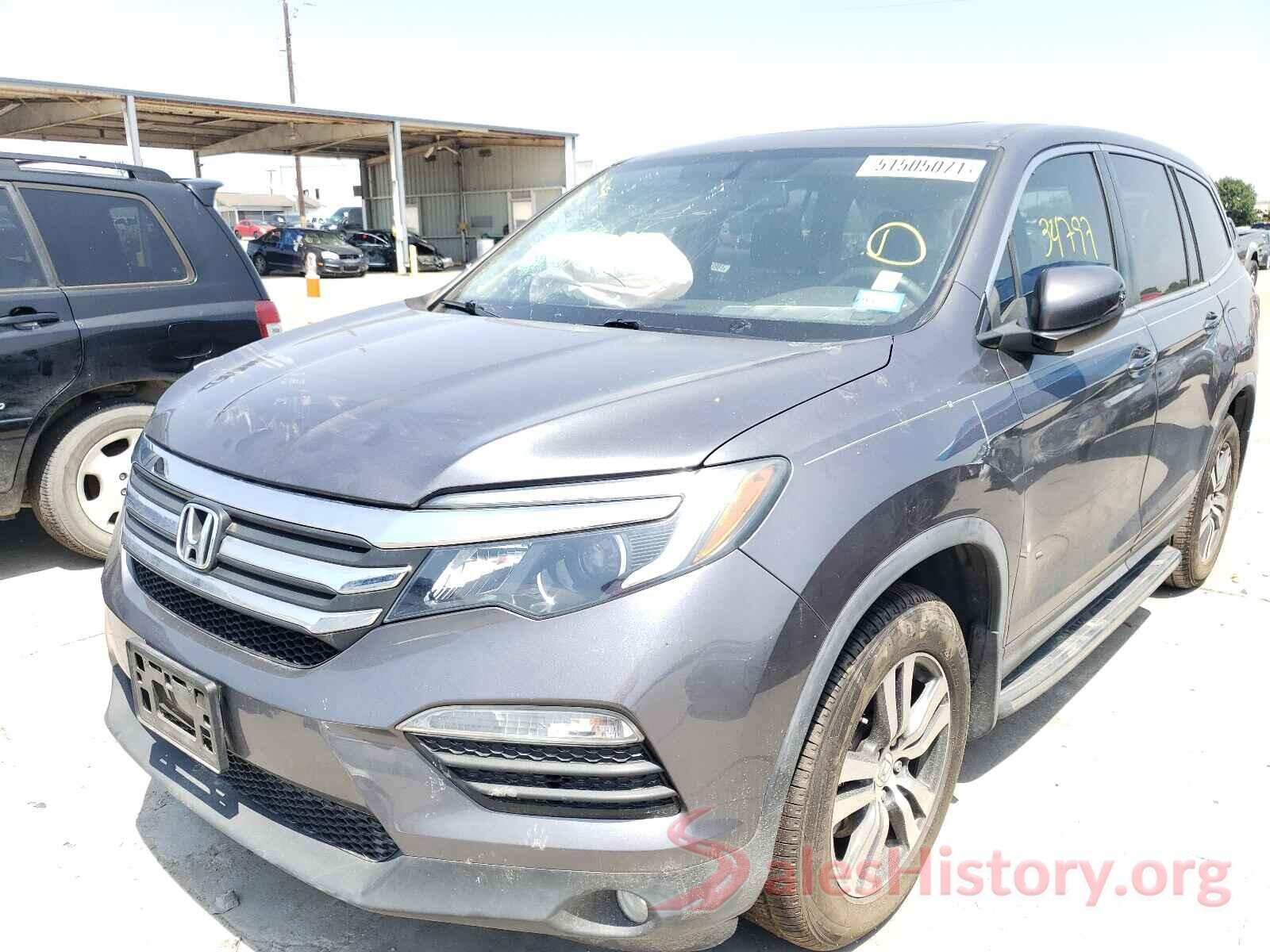 5FNYF5H5XGB018600 2016 HONDA PILOT