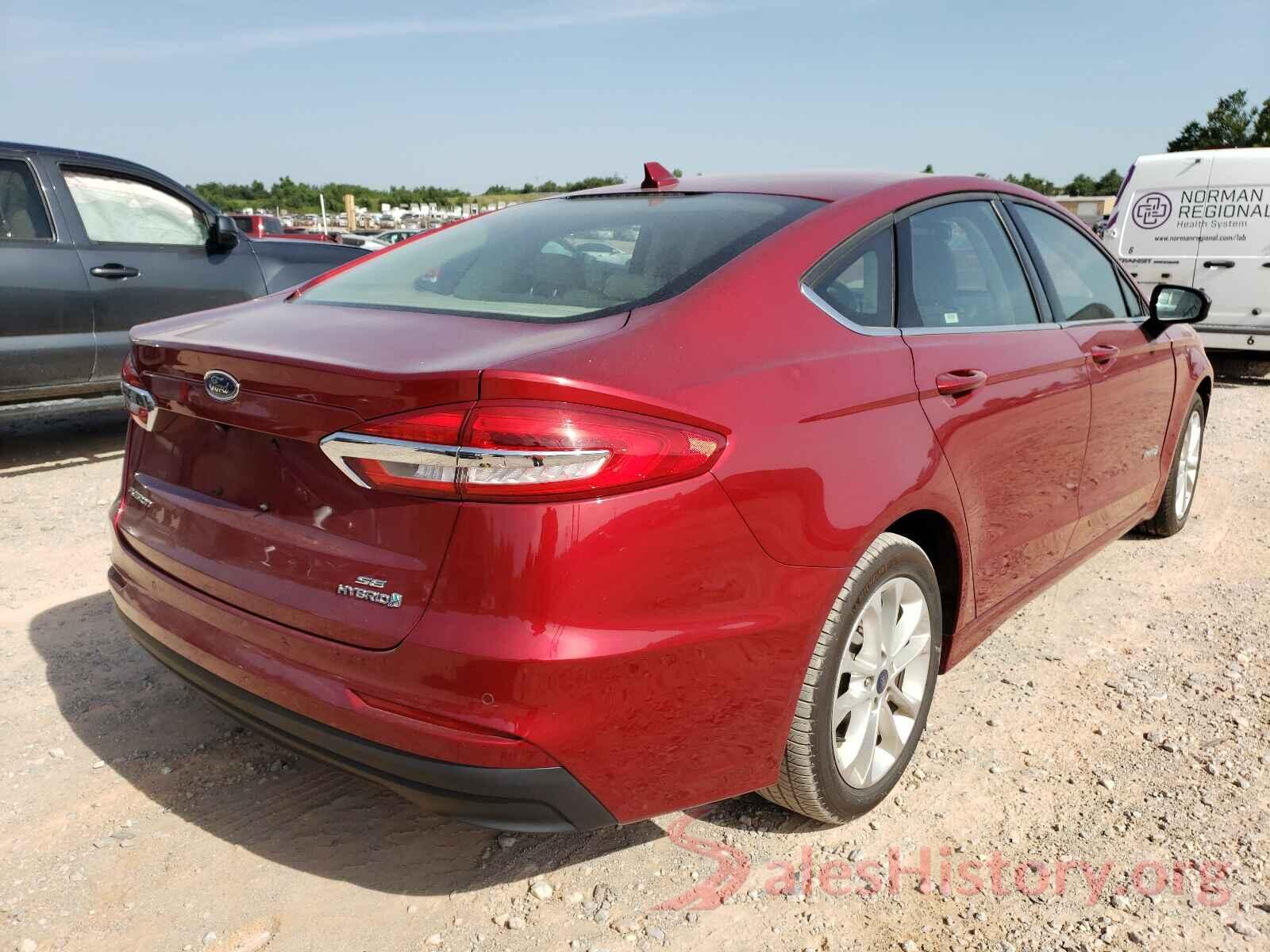 3FA6P0LU5KR206668 2019 FORD FUSION