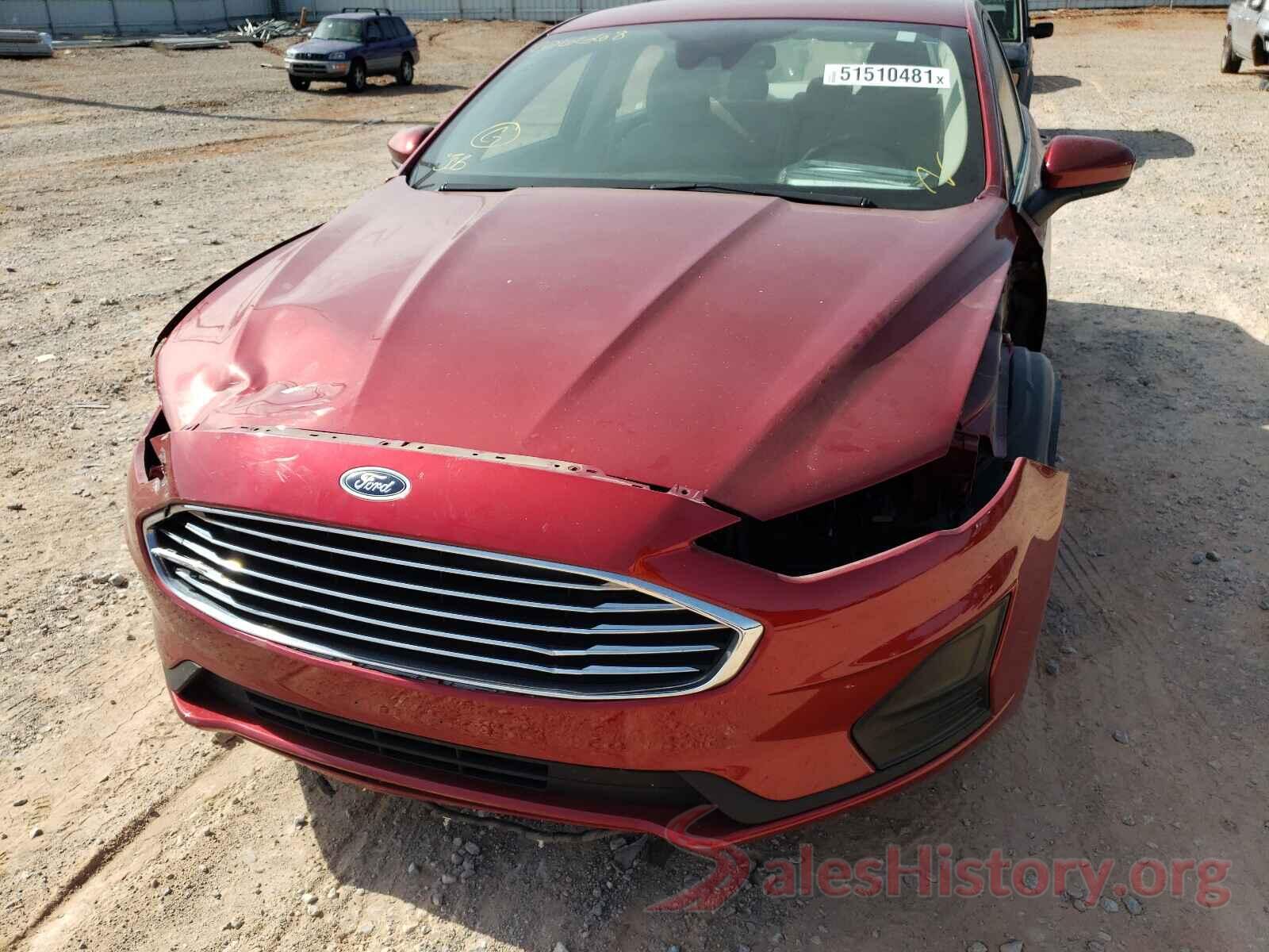 3FA6P0LU5KR206668 2019 FORD FUSION