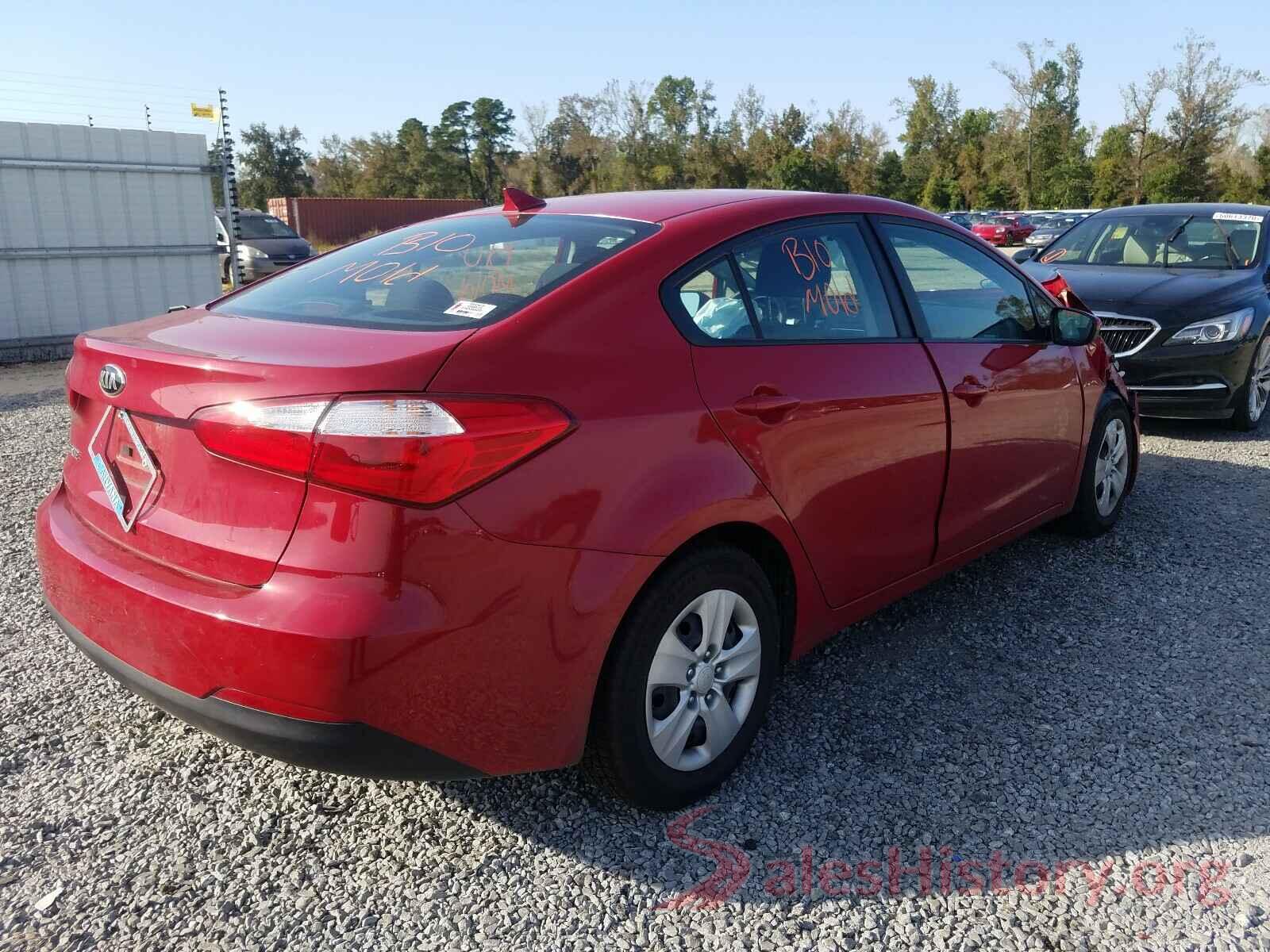 KNAFK4A65G5593959 2016 KIA FORTE