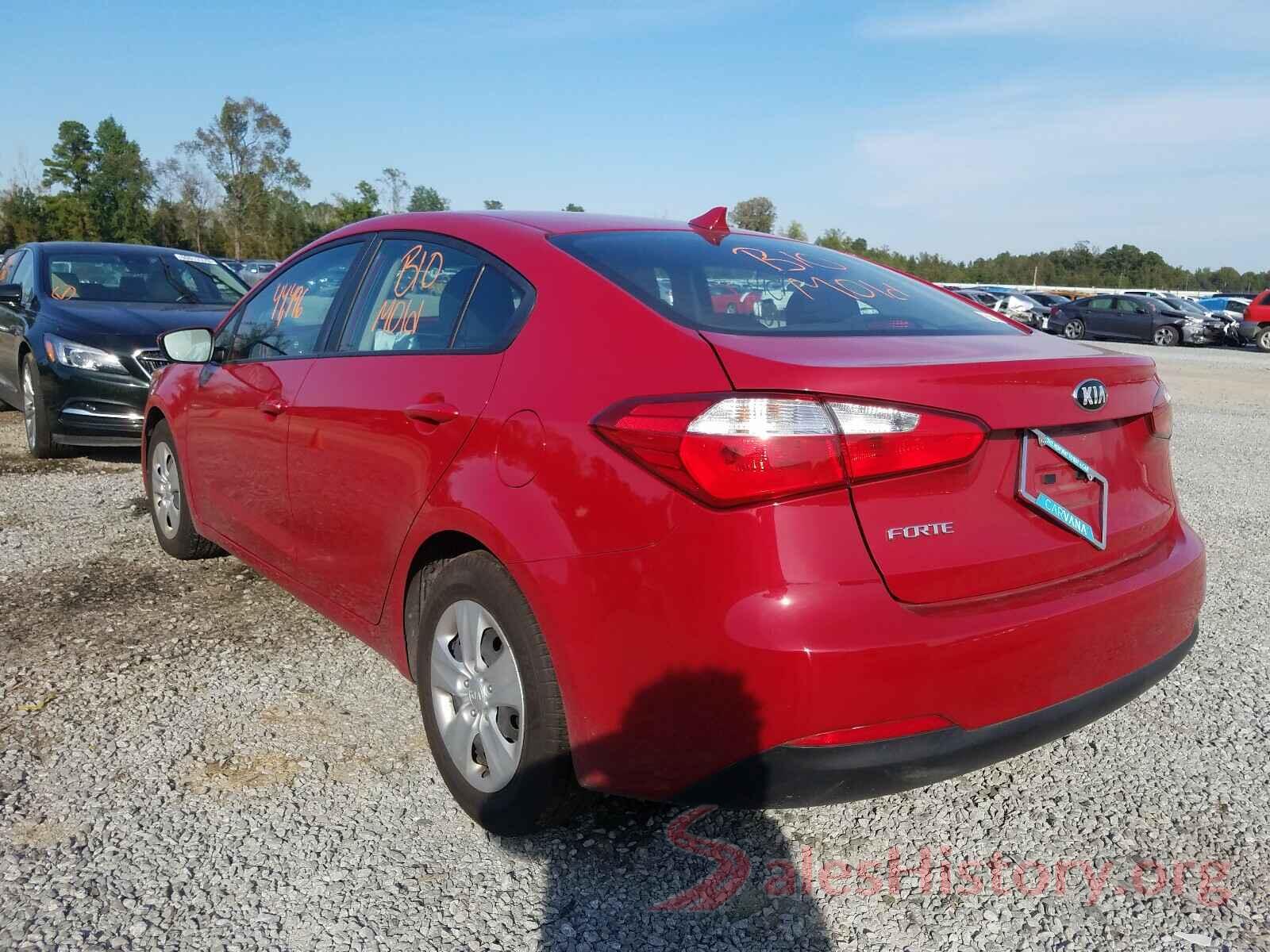 KNAFK4A65G5593959 2016 KIA FORTE