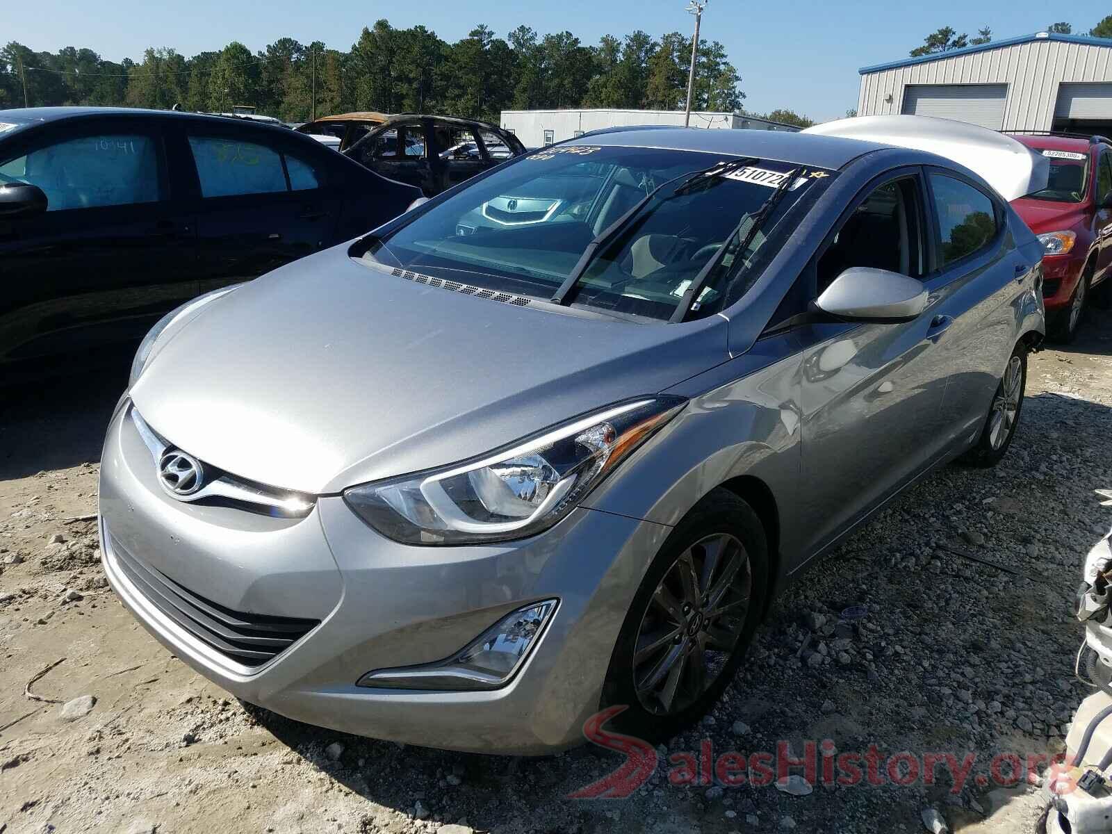 KMHDH4AE7GU491967 2016 HYUNDAI ELANTRA