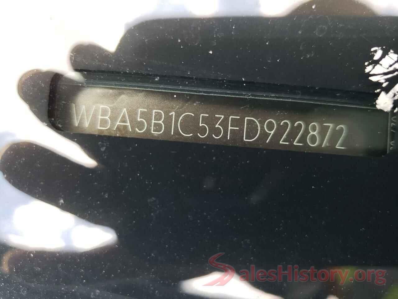 WBA5B1C53FD922872 2015 BMW 5 SERIES