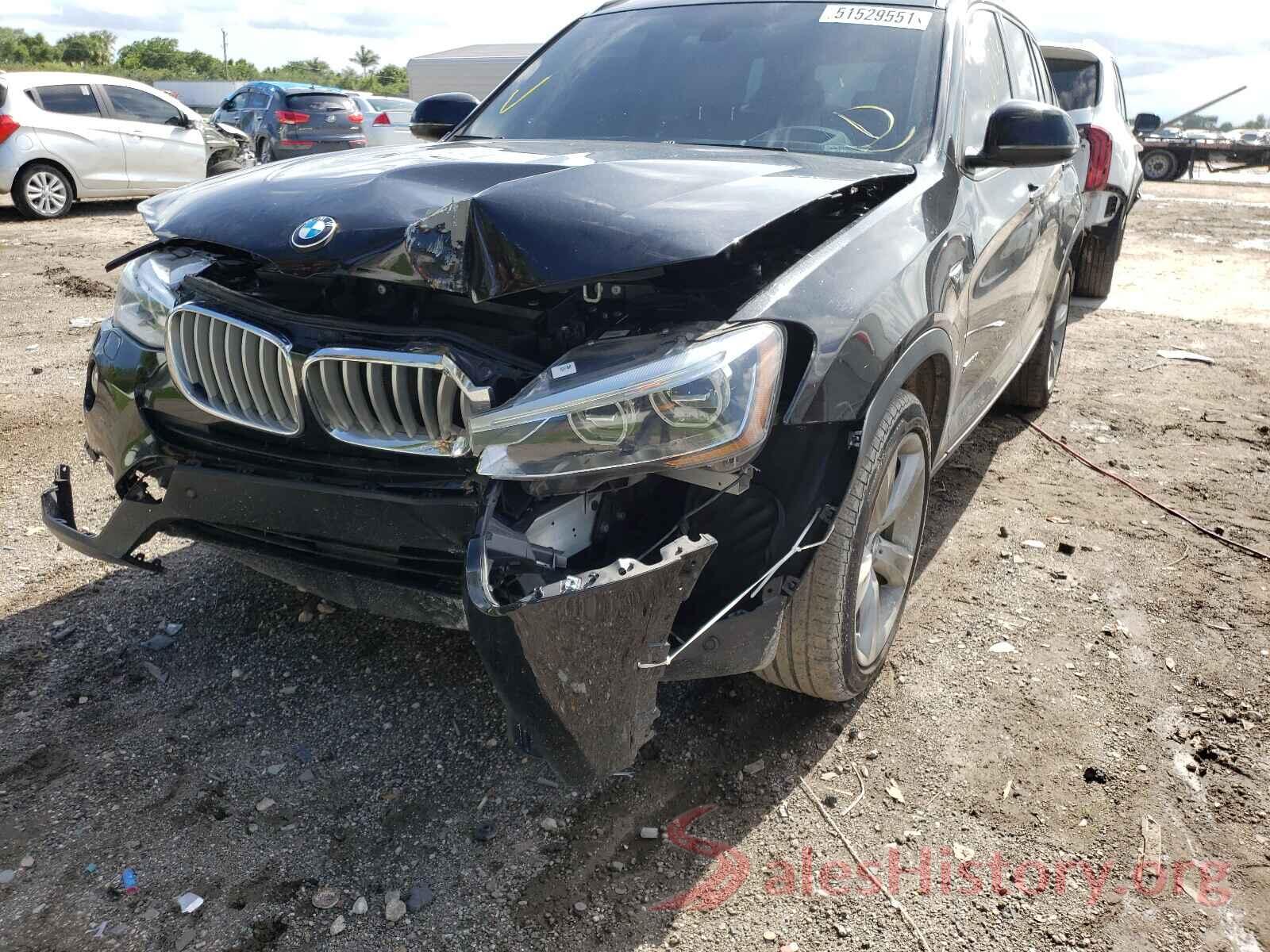 5UXWX7C53H0U41170 2017 BMW X3