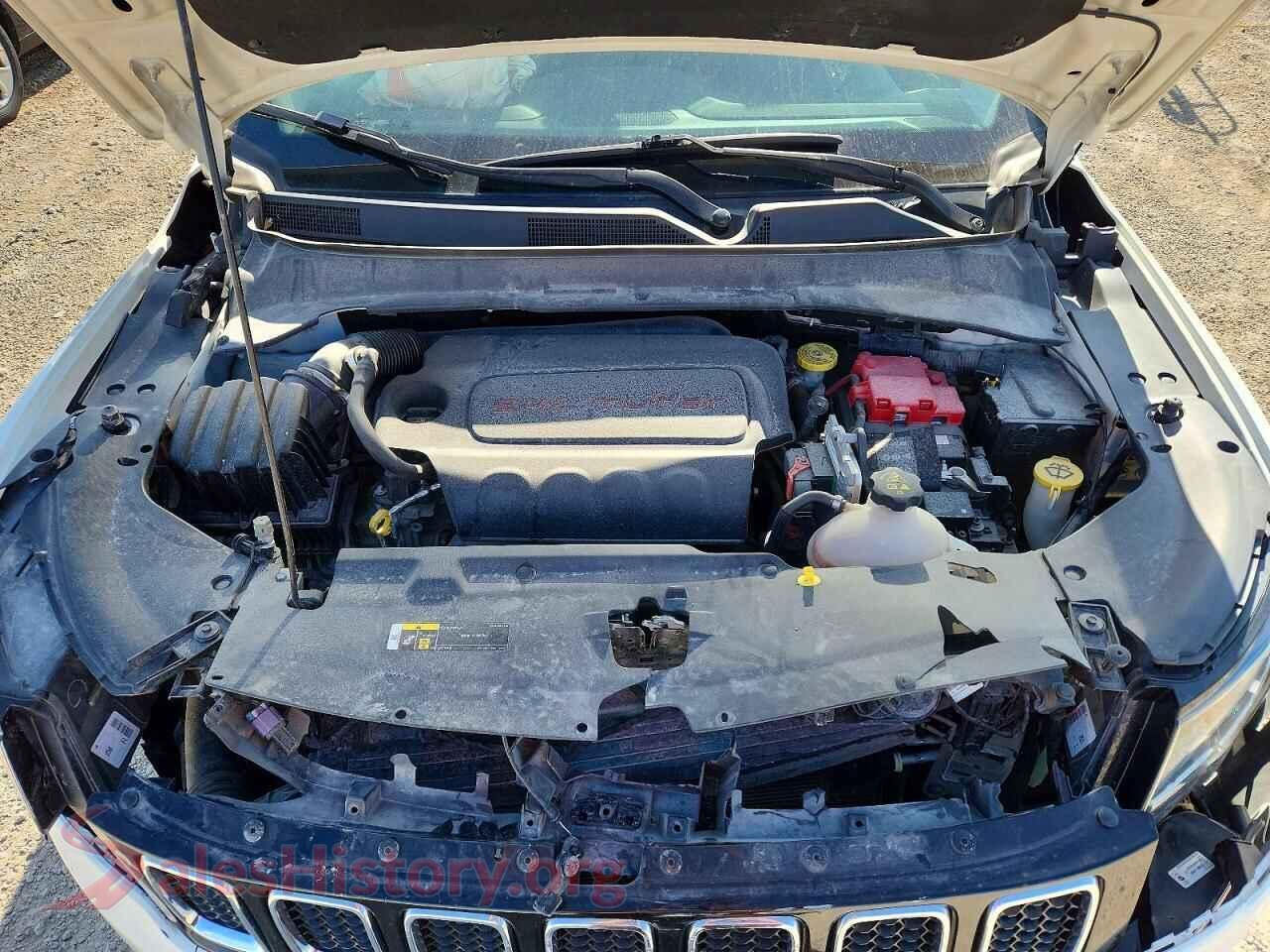 2019 JEEP COMPASS VIN 3C4NJDCBXKT618701, VIN plate