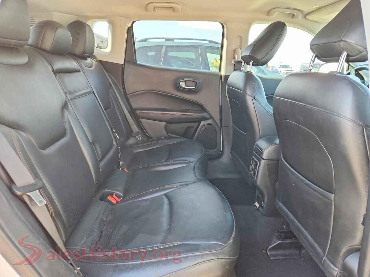 2019 JEEP COMPASS VIN 3C4NJDCBXKT618701, odometer mileage