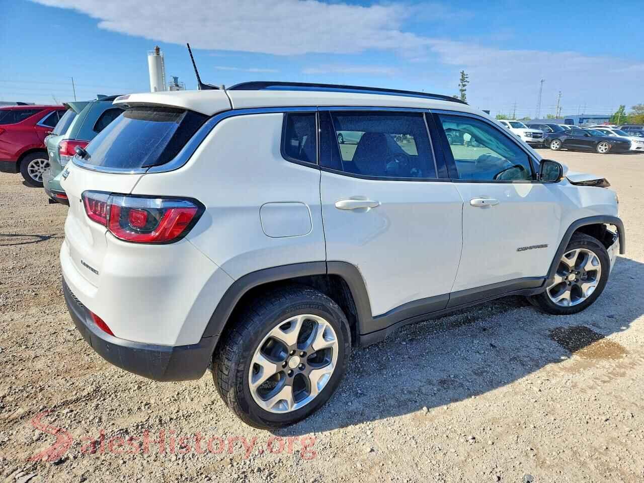 2019 JEEP COMPASS VIN 3C4NJDCBXKT618701, right side view