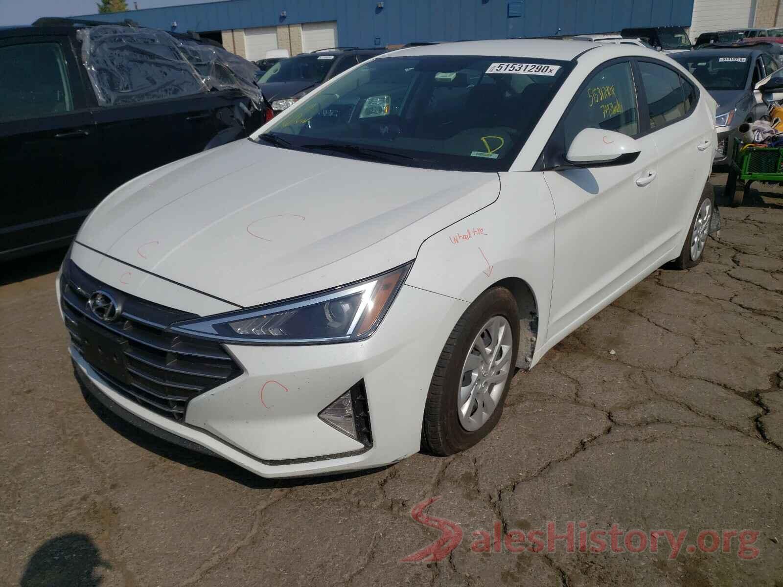 5NPD74LFXKH471003 2019 HYUNDAI ELANTRA