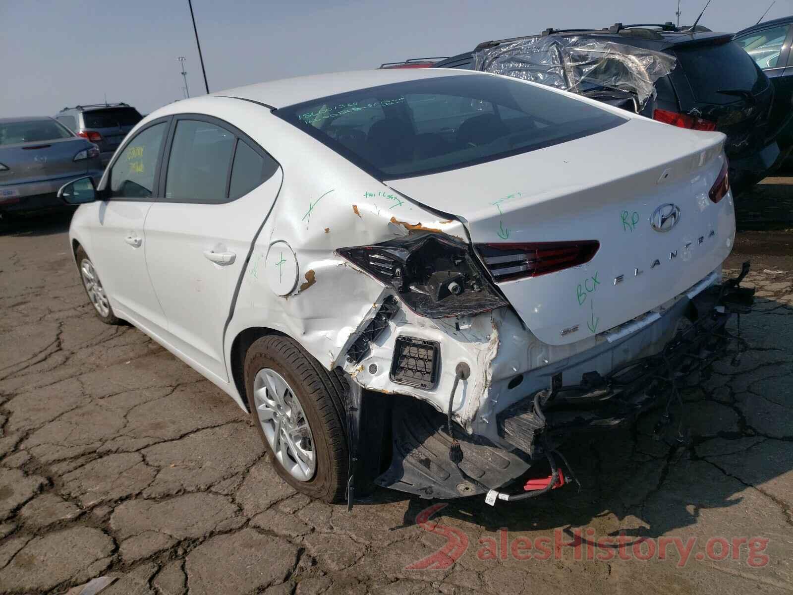 5NPD74LFXKH471003 2019 HYUNDAI ELANTRA