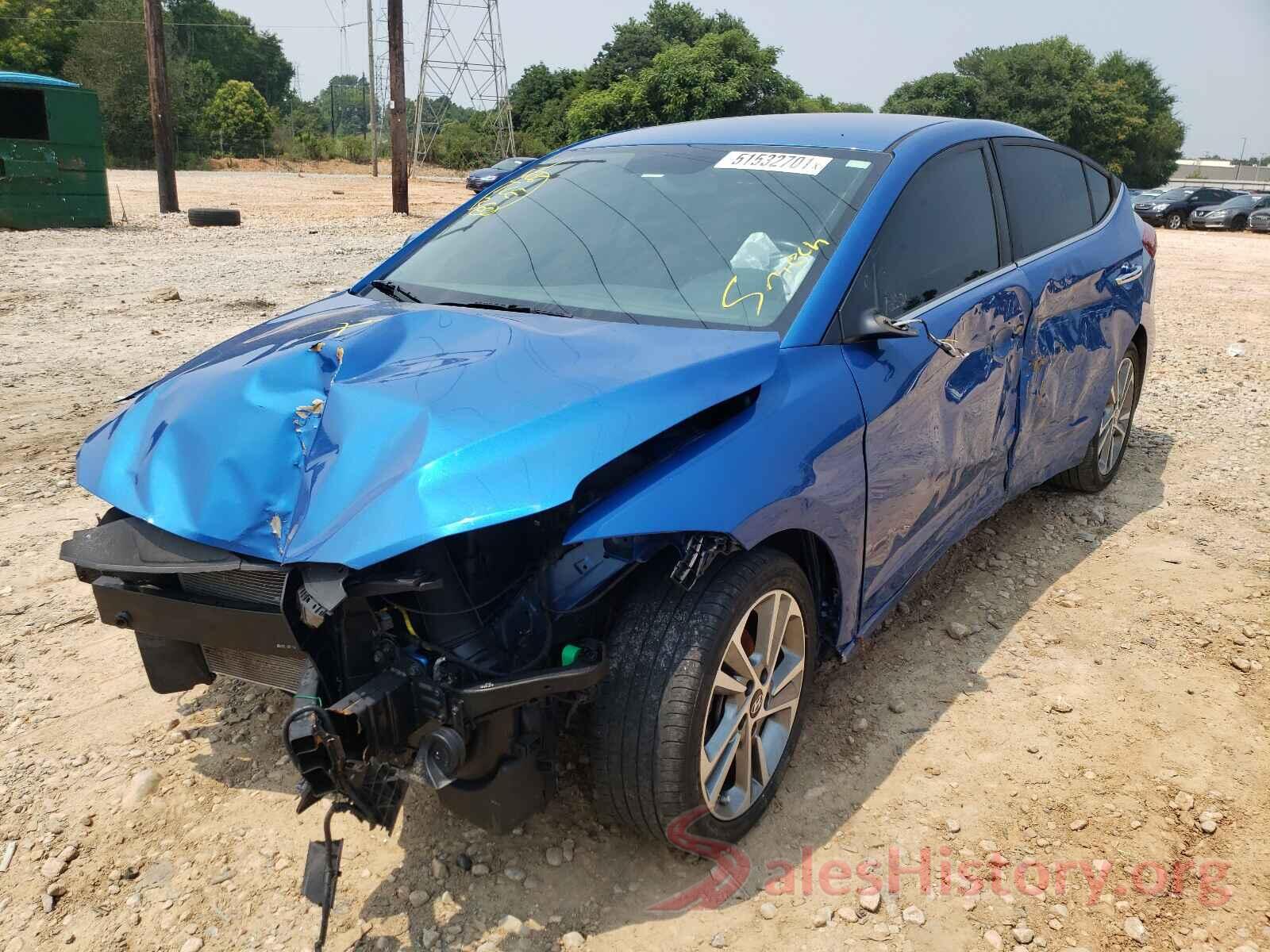 KMHD84LF1HU227344 2017 HYUNDAI ELANTRA