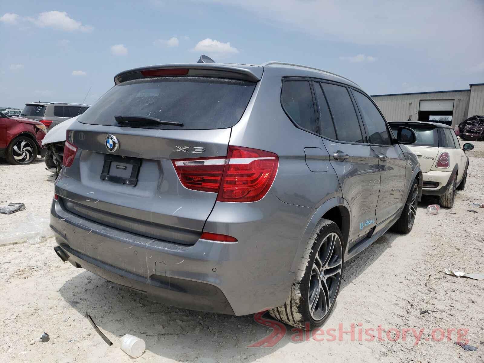 5UXWZ7C34H0X39607 2017 BMW X3