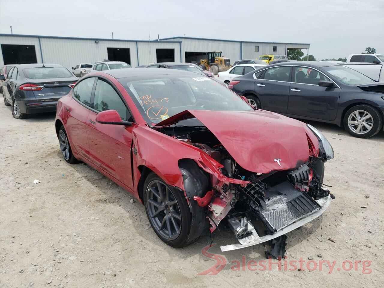 5YJ3E1EB1NF185473 2022 TESLA MODEL 3