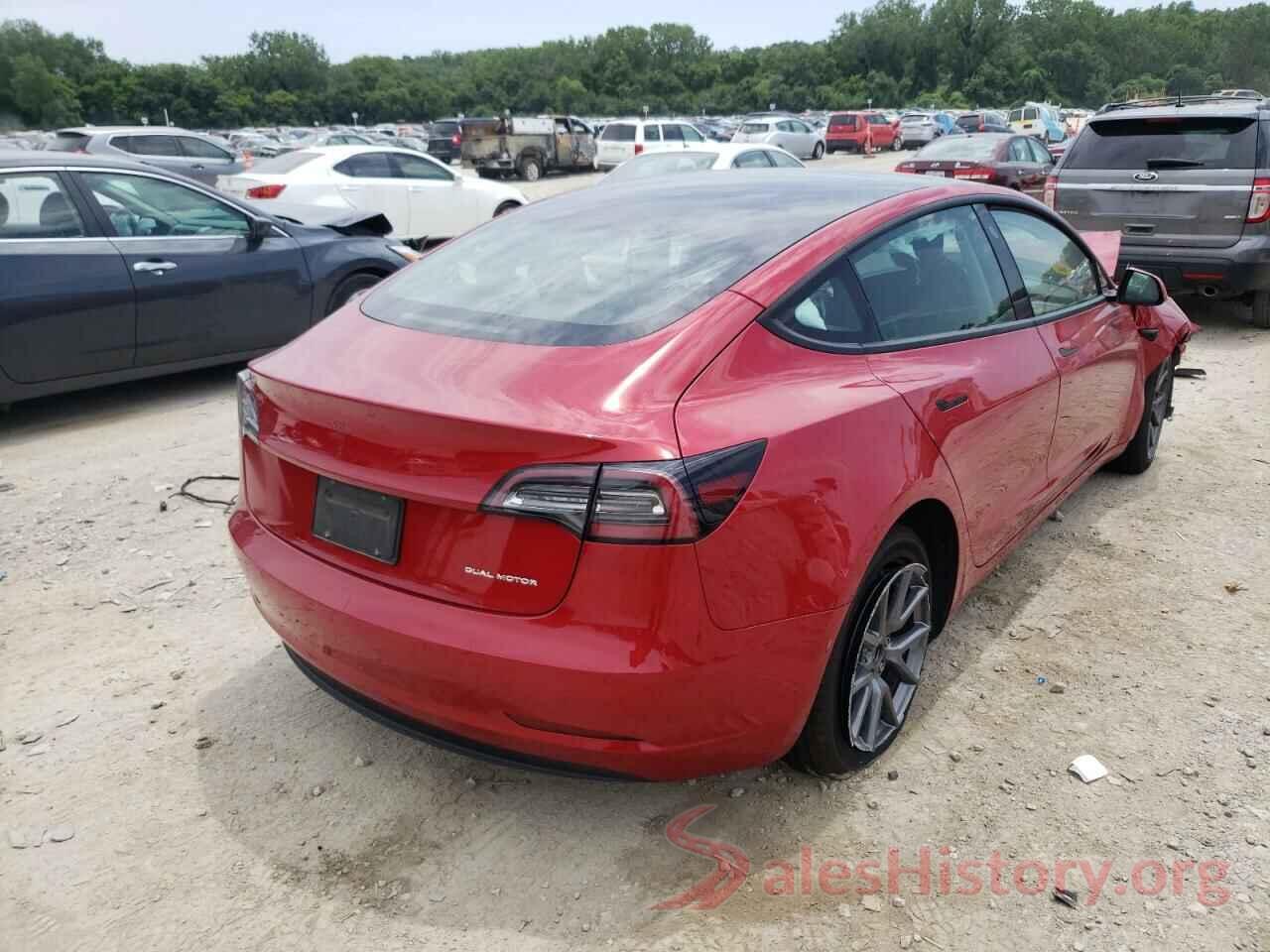 5YJ3E1EB1NF185473 2022 TESLA MODEL 3