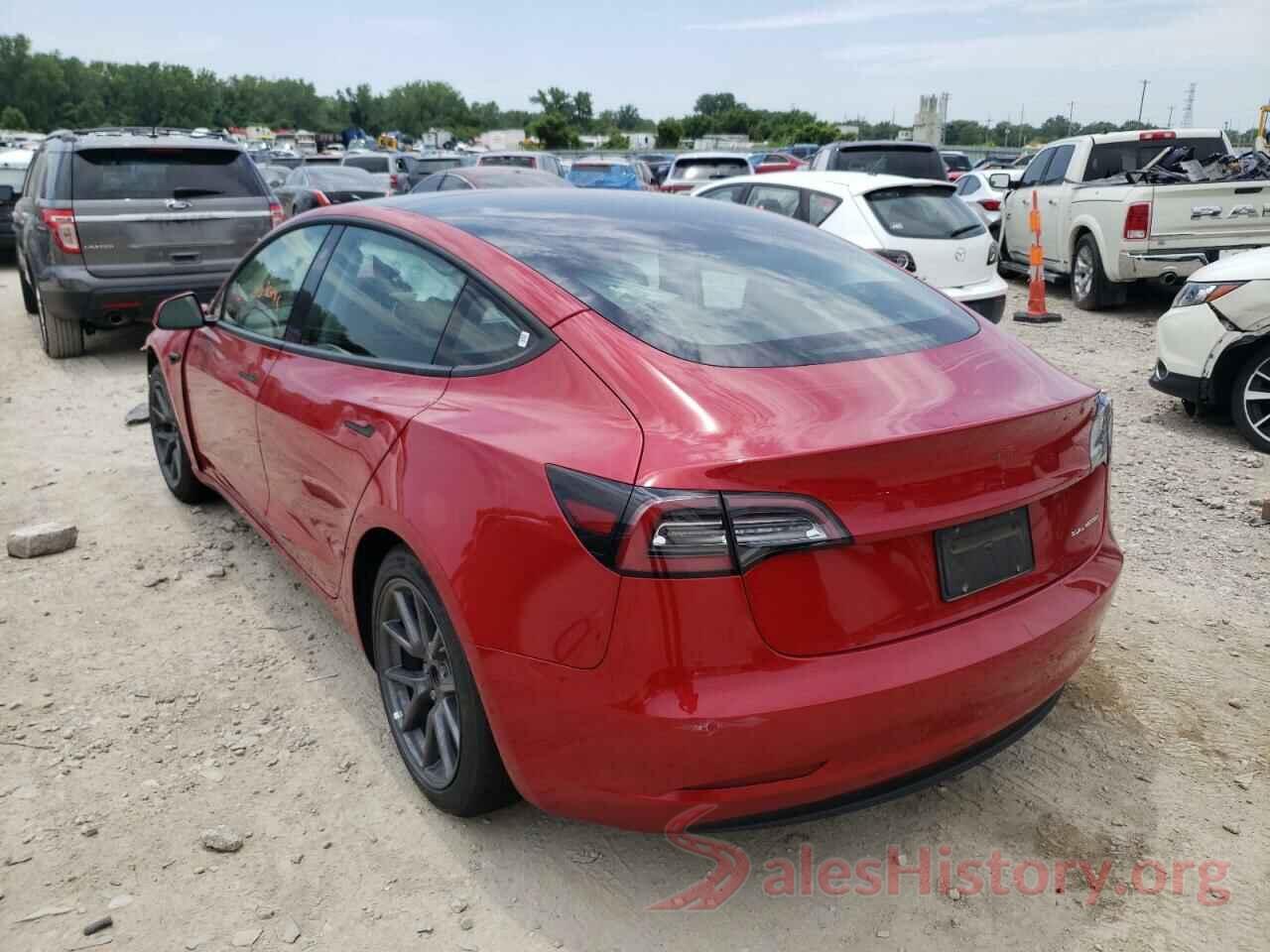 5YJ3E1EB1NF185473 2022 TESLA MODEL 3